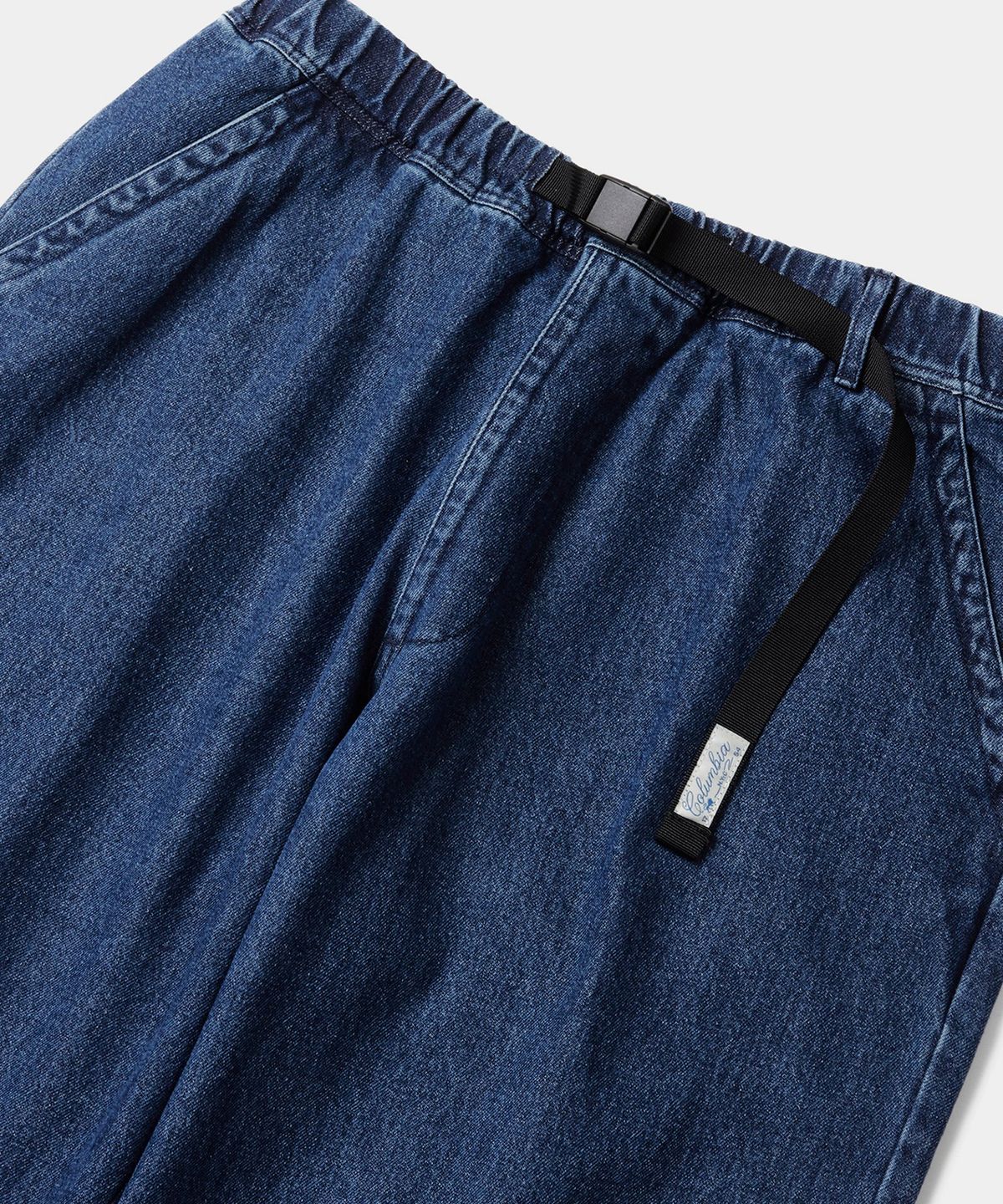 컬럼비아 유니버시티(COLUMBIA UNIVERSITY) SL-LABEL BELTED ALL-ROUND DENIM PANTS 미드나잇데님