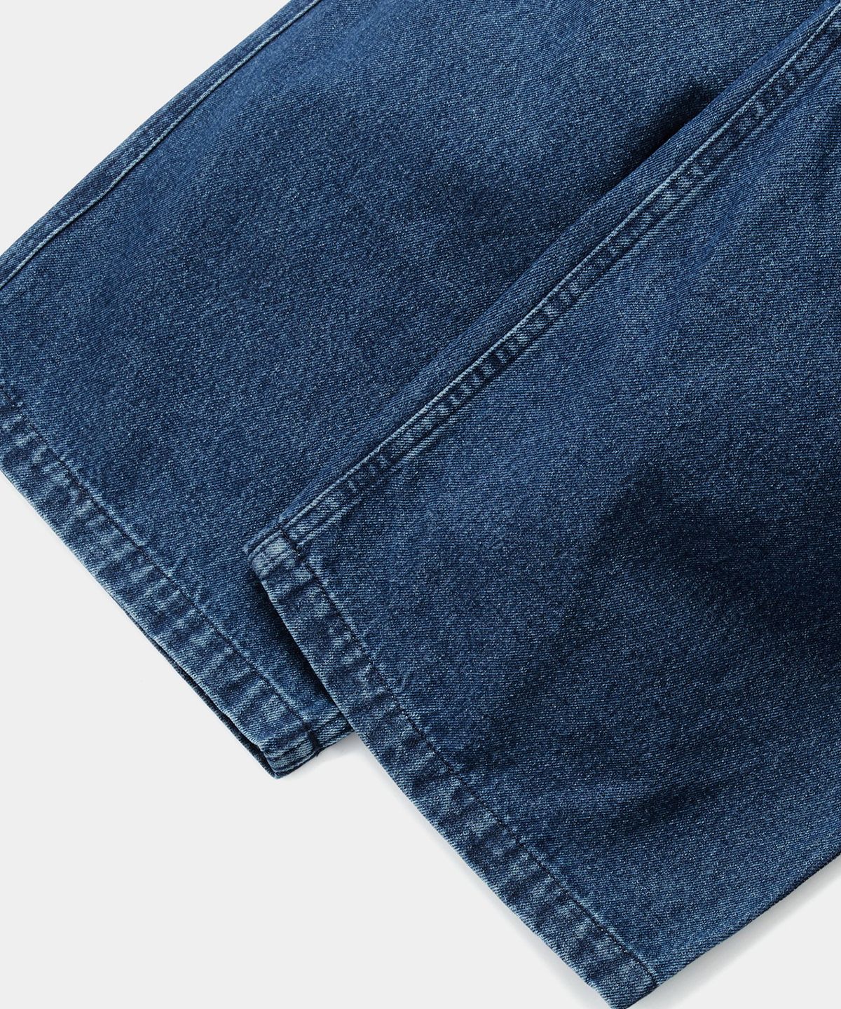 컬럼비아 유니버시티(COLUMBIA UNIVERSITY) SL-LABEL BELTED PARACHUTE DENIM PANTS 미드나잇데님