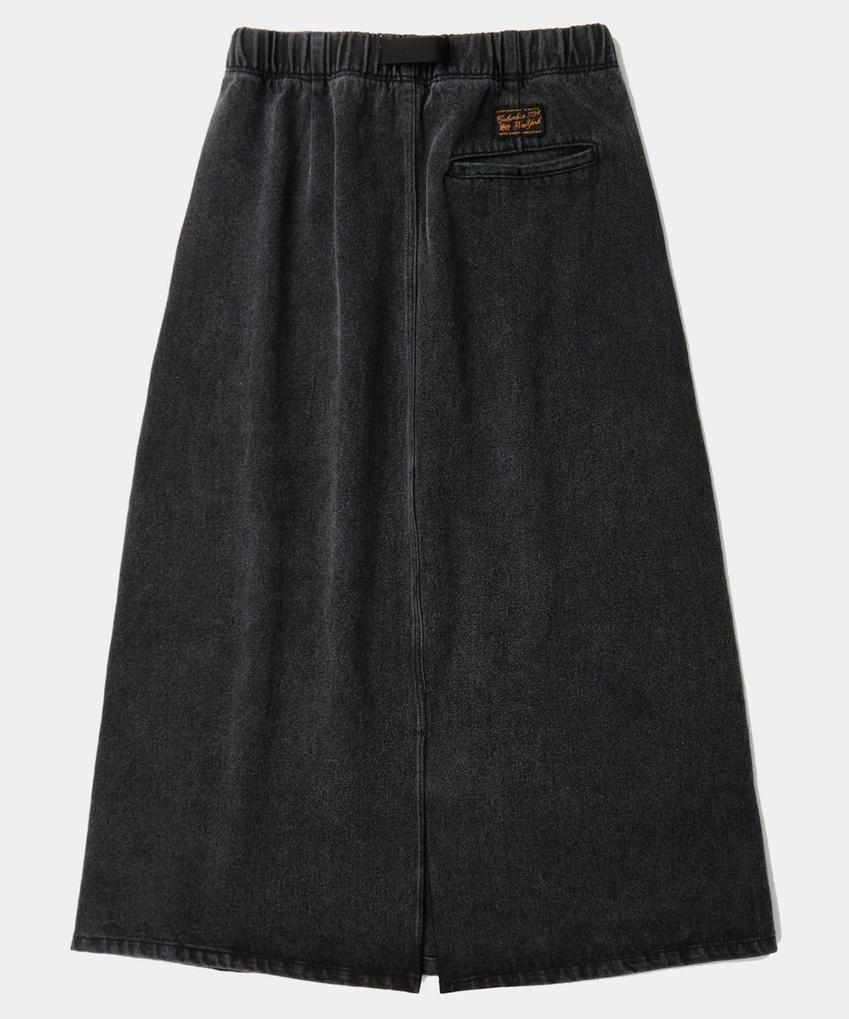 컬럼비아 유니버시티(COLUMBIA UNIVERSITY) SL-LABEL BELTED DENIM SKIRT 그레이데님