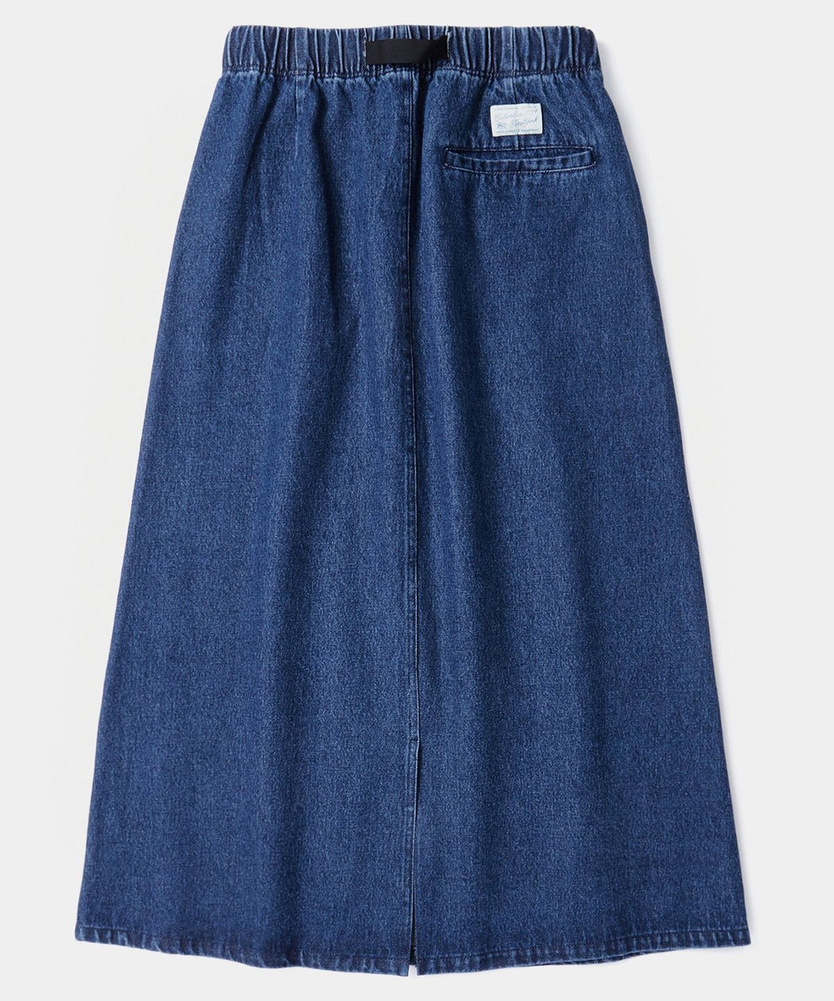 컬럼비아 유니버시티(COLUMBIA UNIVERSITY) SL-LABEL BELTED DENIM SKIRT 미드나잇데님