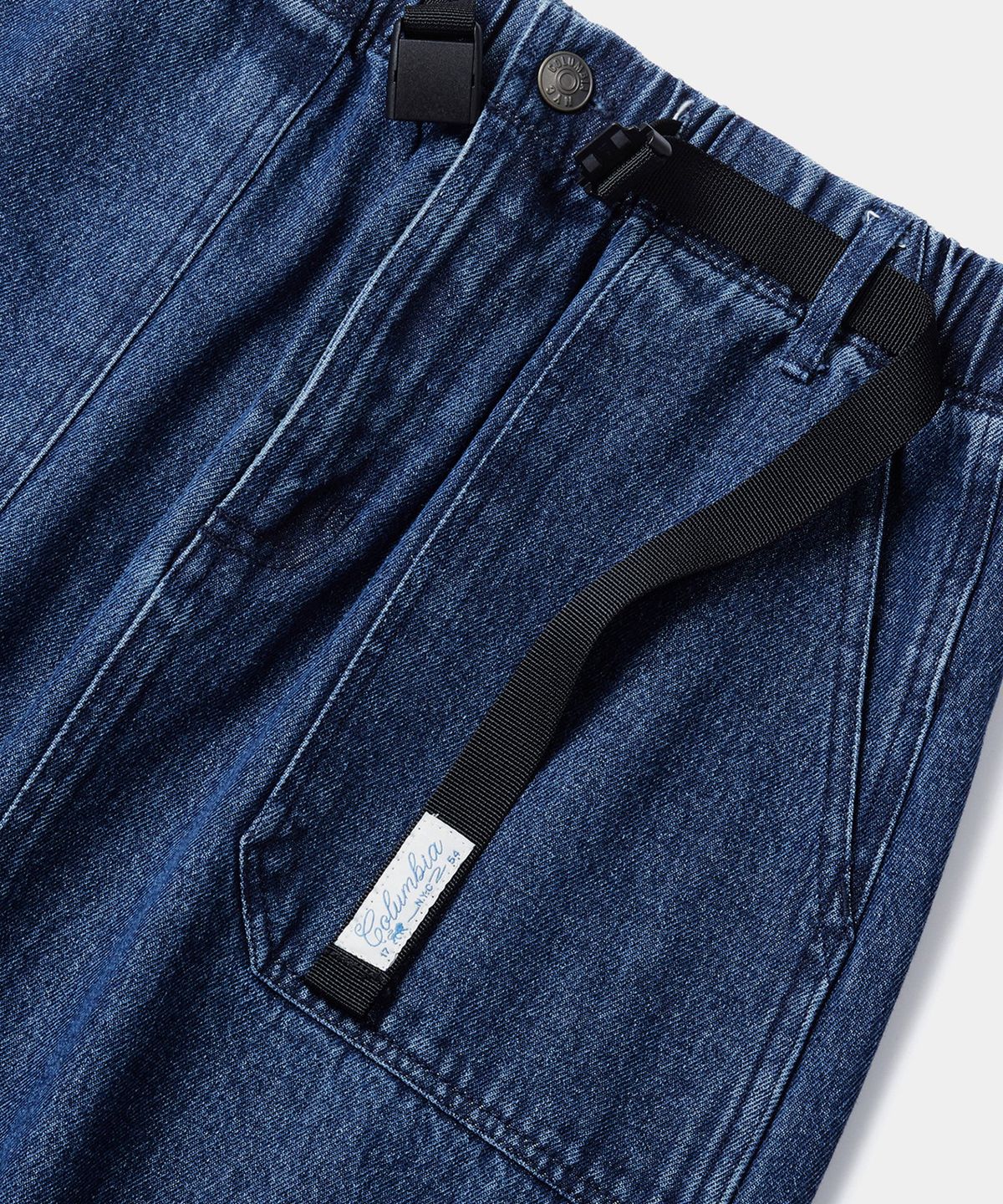 컬럼비아 유니버시티(COLUMBIA UNIVERSITY) SL-LABEL BELTED DENIM SKIRT 미드나잇데님