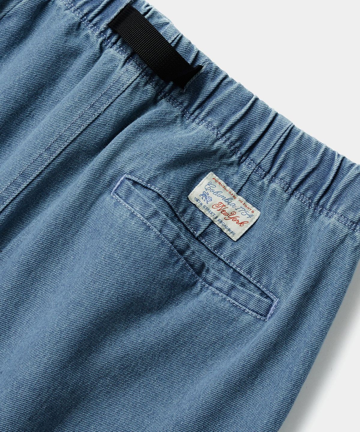 컬럼비아 유니버시티(COLUMBIA UNIVERSITY) SL-LABEL BELTED DENIM SKIRT 라이트데님