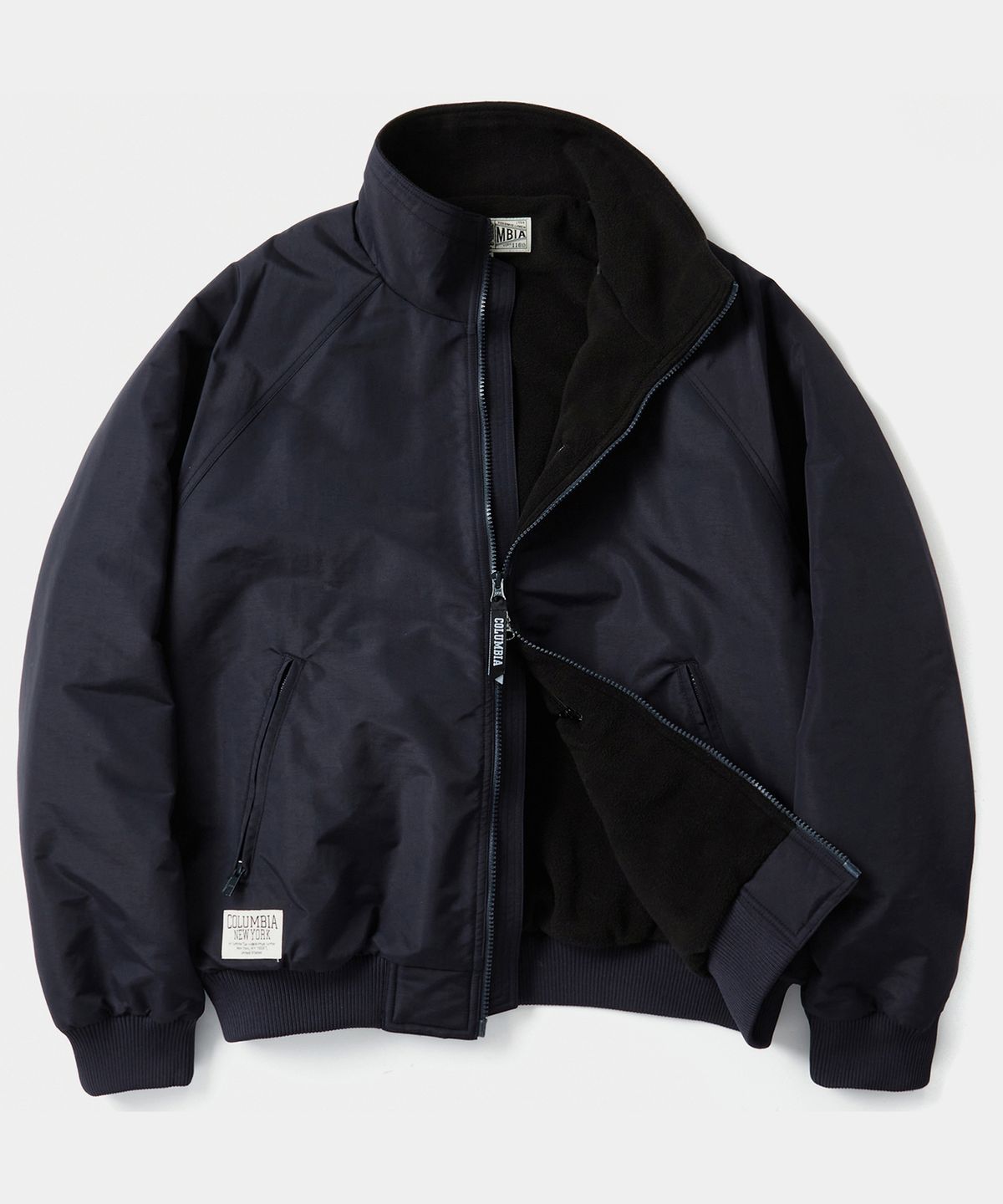 컬럼비아 유니버시티(COLUMBIA UNIVERSITY) ATHL. LABEL UTILITY FLEECE ZIP JUMPER 크라운네이비