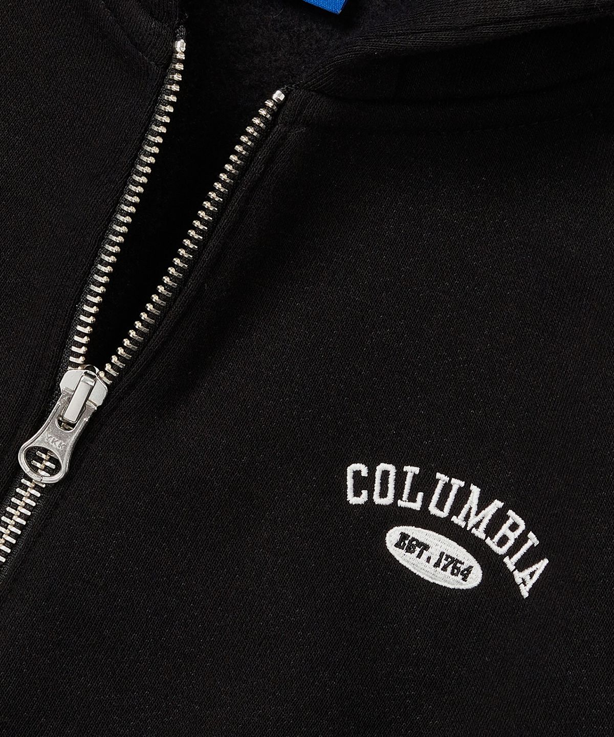 컬럼비아 유니버시티(COLUMBIA UNIVERSITY) KIDS SIG ARCH LOGO FLEECE ZIP-UP HOODIE 블랙