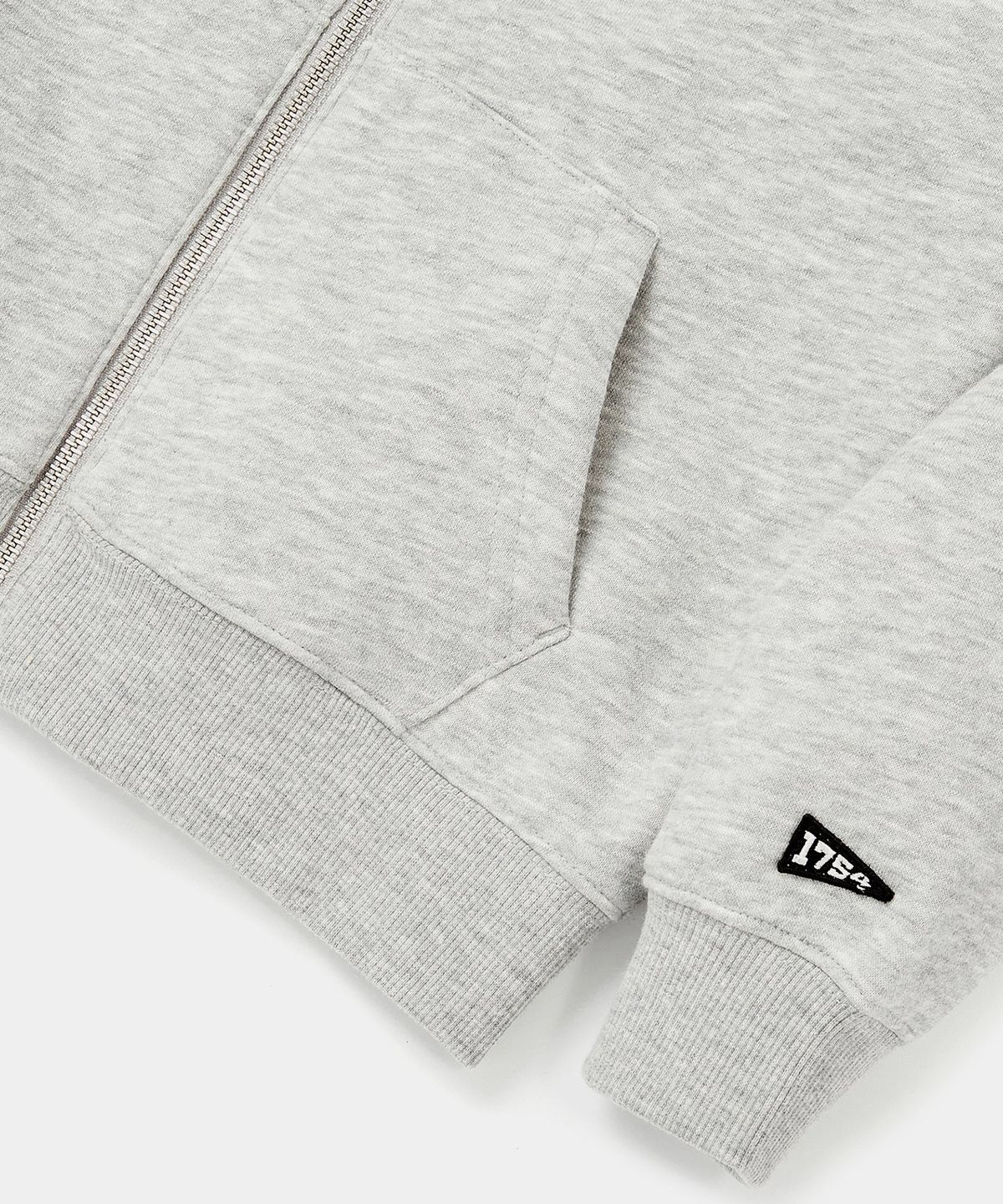컬럼비아 유니버시티(COLUMBIA UNIVERSITY) KIDS SIG ARCH LOGO FLEECE ZIP-UP HOODIE M그레이