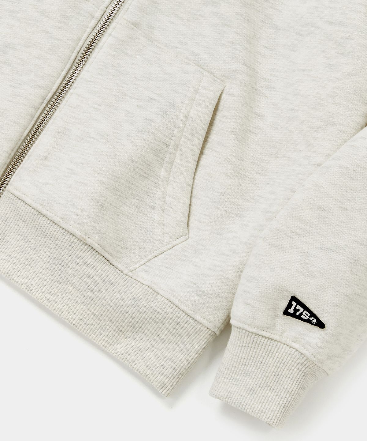 컬럼비아 유니버시티(COLUMBIA UNIVERSITY) KIDS SIG ARCH LOGO FLEECE ZIP-UP HOODIE 오트밀