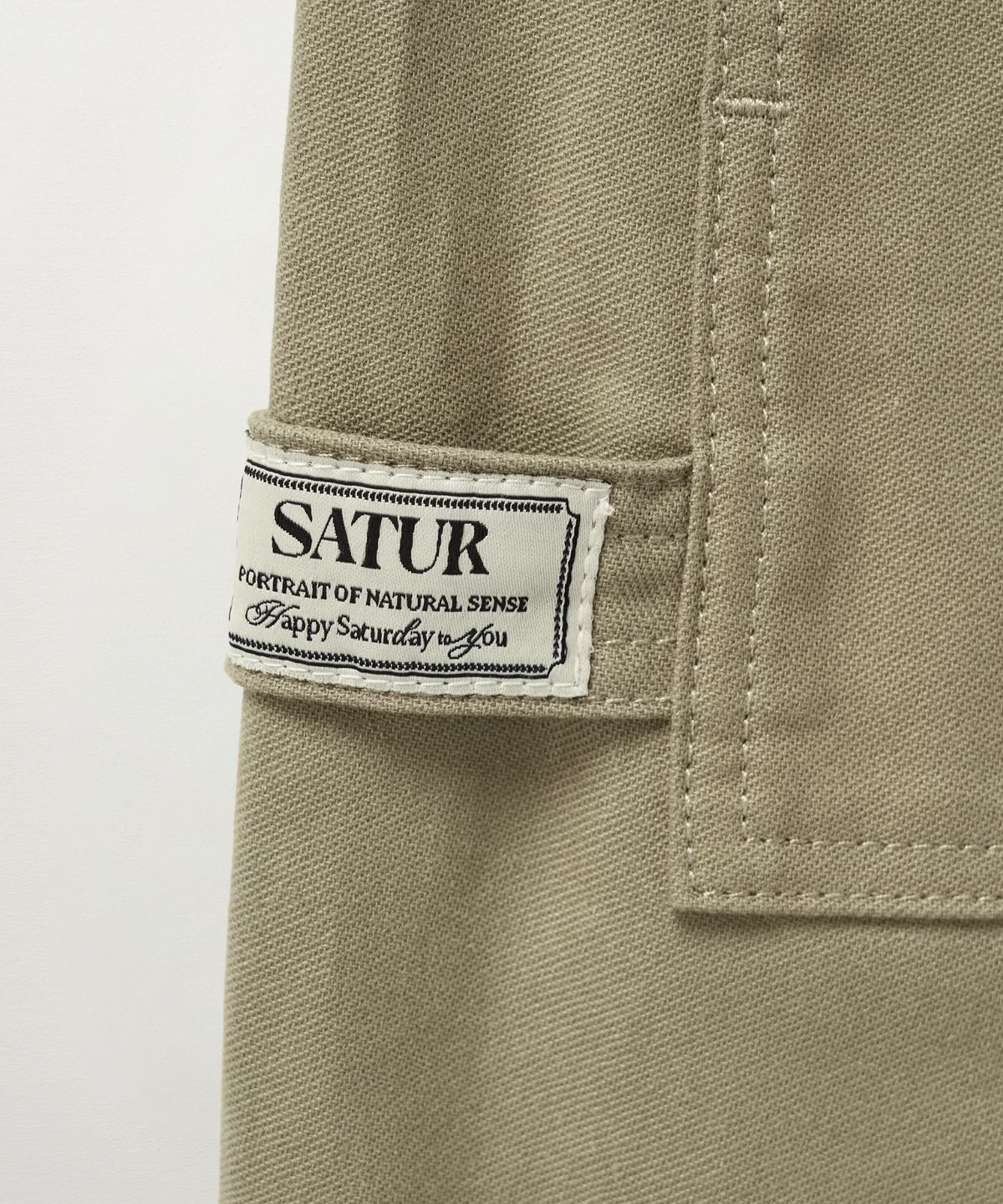 세터(SATUR) 코튼 카펜터 워크 팬츠 베이지