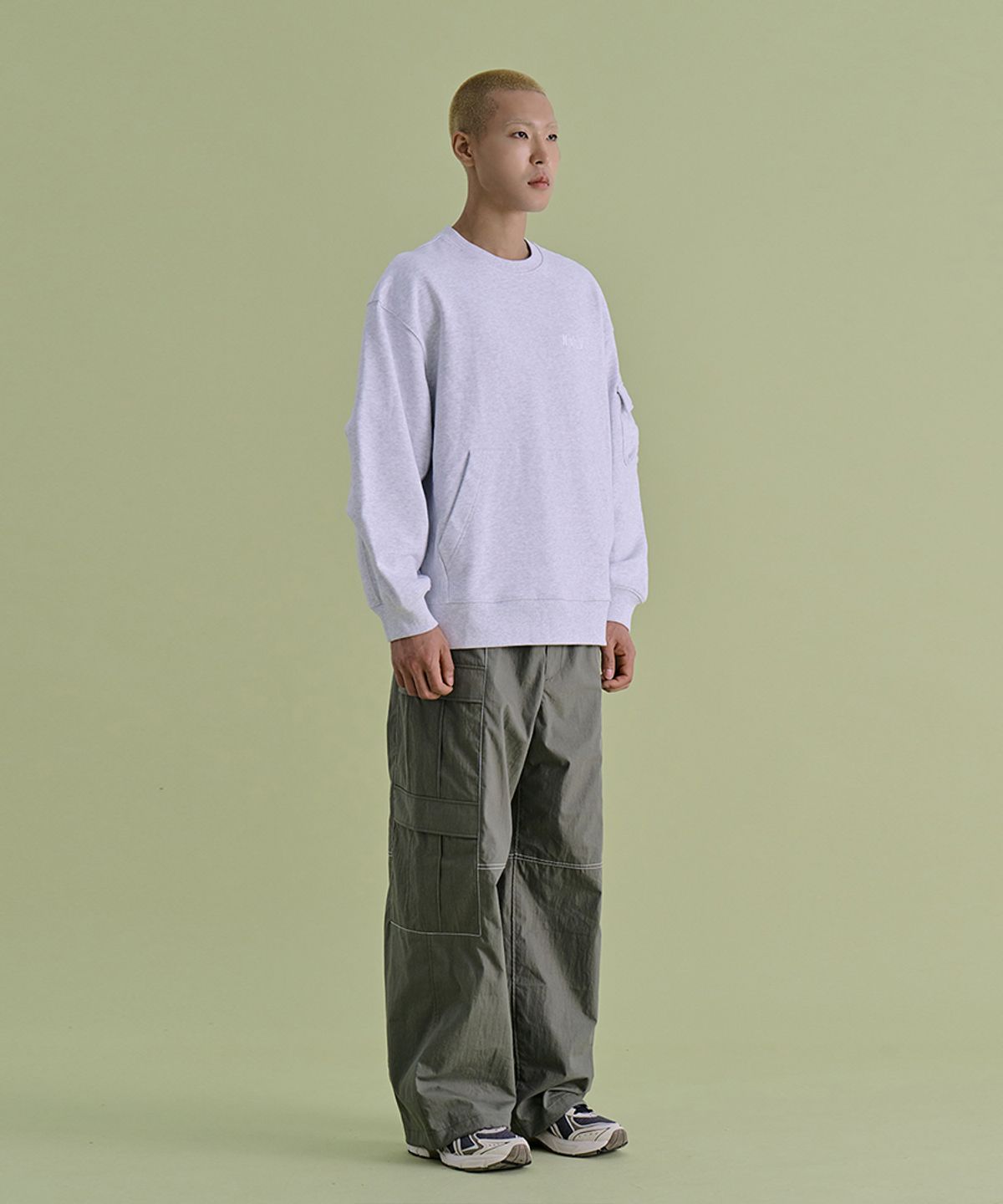 논타입(NONTYPE) UTIL LOGO MTM (GRAY)
