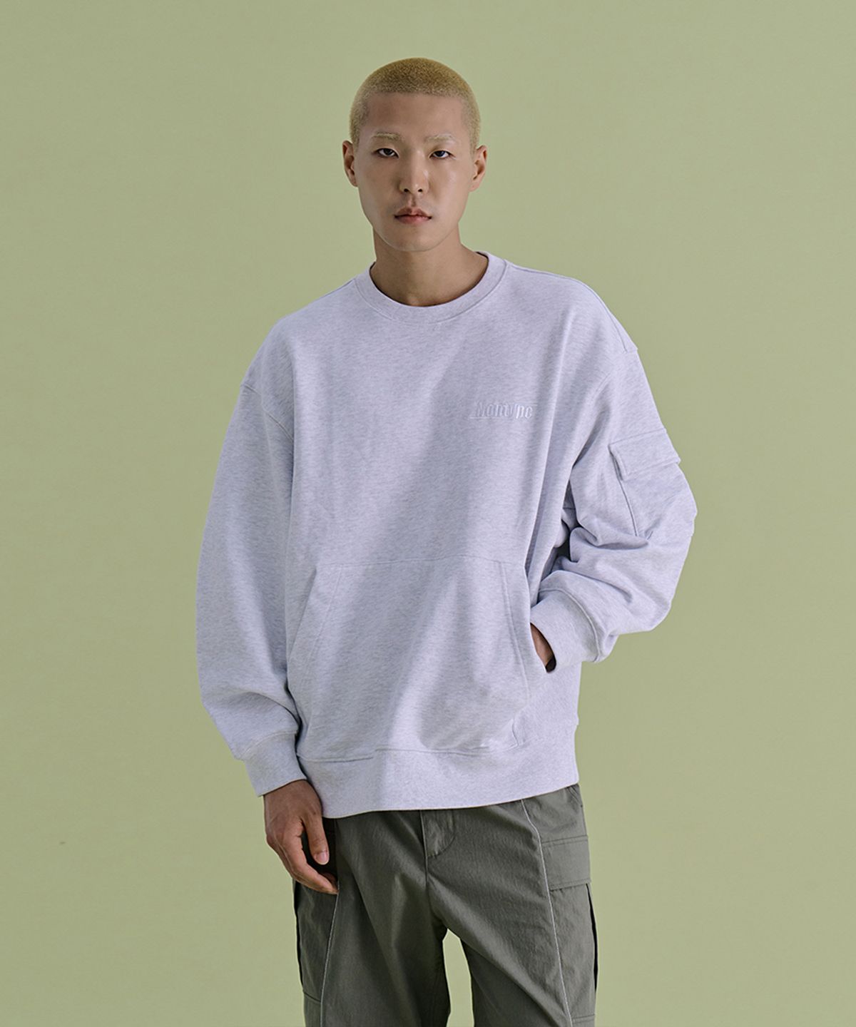논타입(NONTYPE) UTIL LOGO MTM (GRAY)