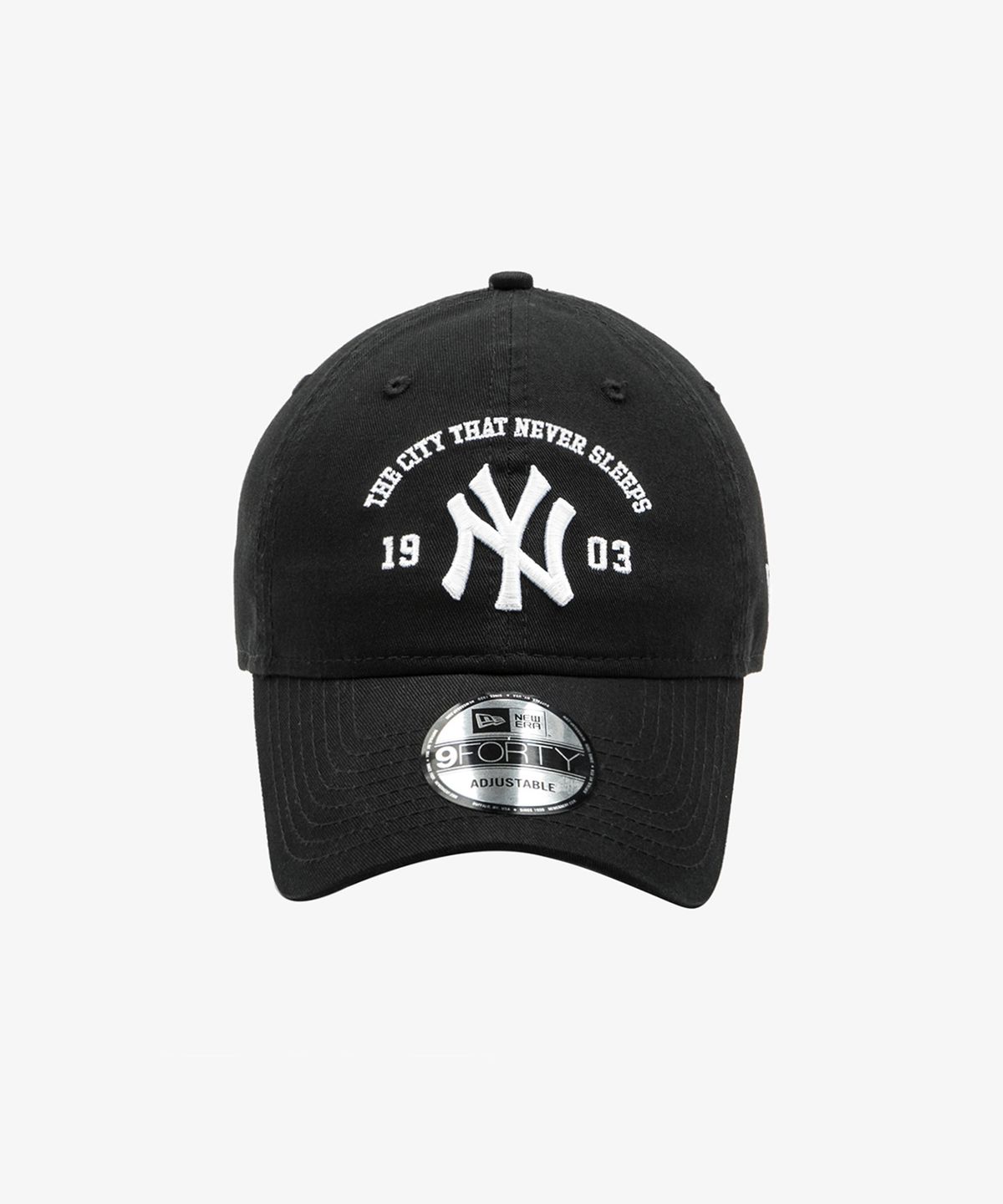 뉴에라(NEW ERA) 940UNST MLB CITY SLOGAN ARCH NEYYAN BLK