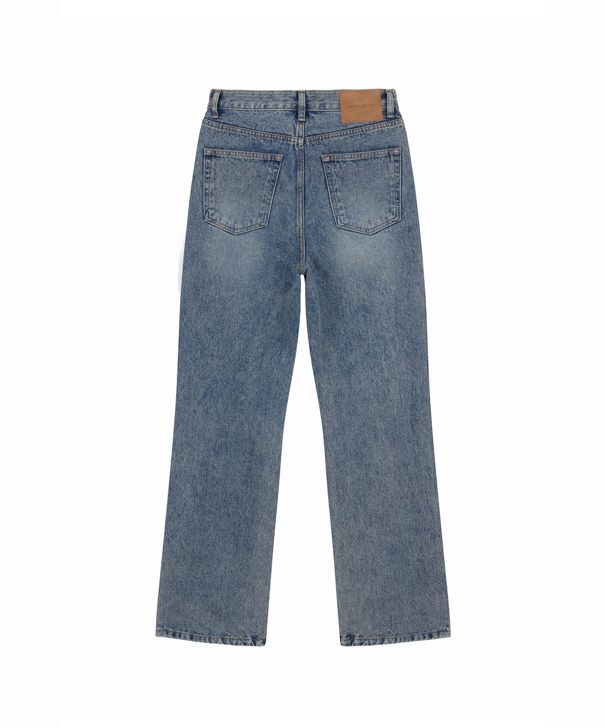 롤링스튜디오(ROLLINGSTUDIOS) FLARED JEANS WASHED BLUE
