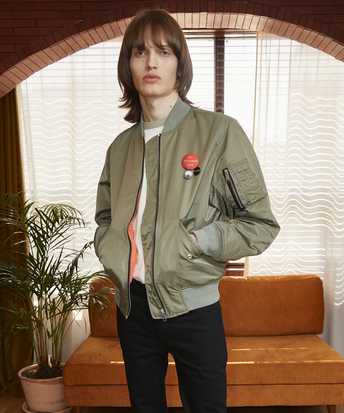 롤링스튜디오(ROLLINGSTUDIOS) MA-1 BOMBER JACKET KHAKI