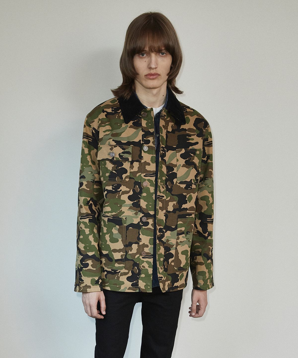 롤링스튜디오(ROLLINGSTUDIOS) WORKWEAR JACKET CAMOUFLAGE BEIGE