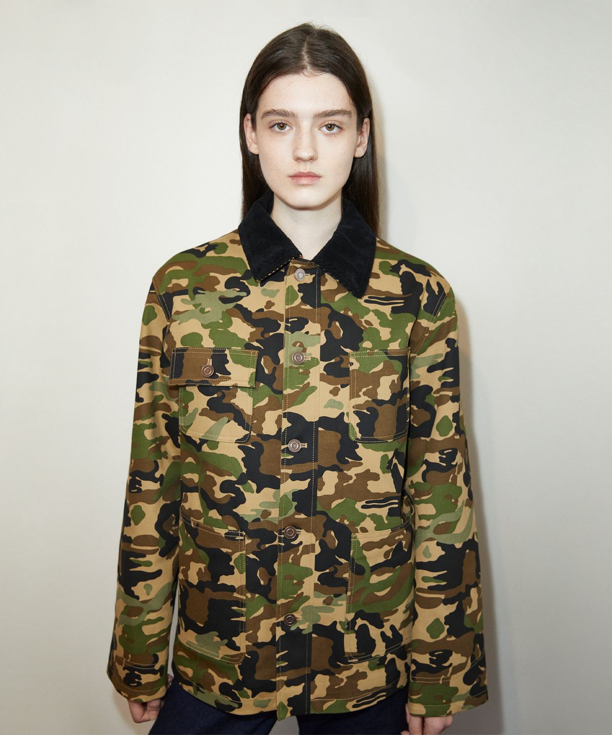 롤링스튜디오(ROLLINGSTUDIOS) WORKWEAR JACKET CAMOUFLAGE BEIGE