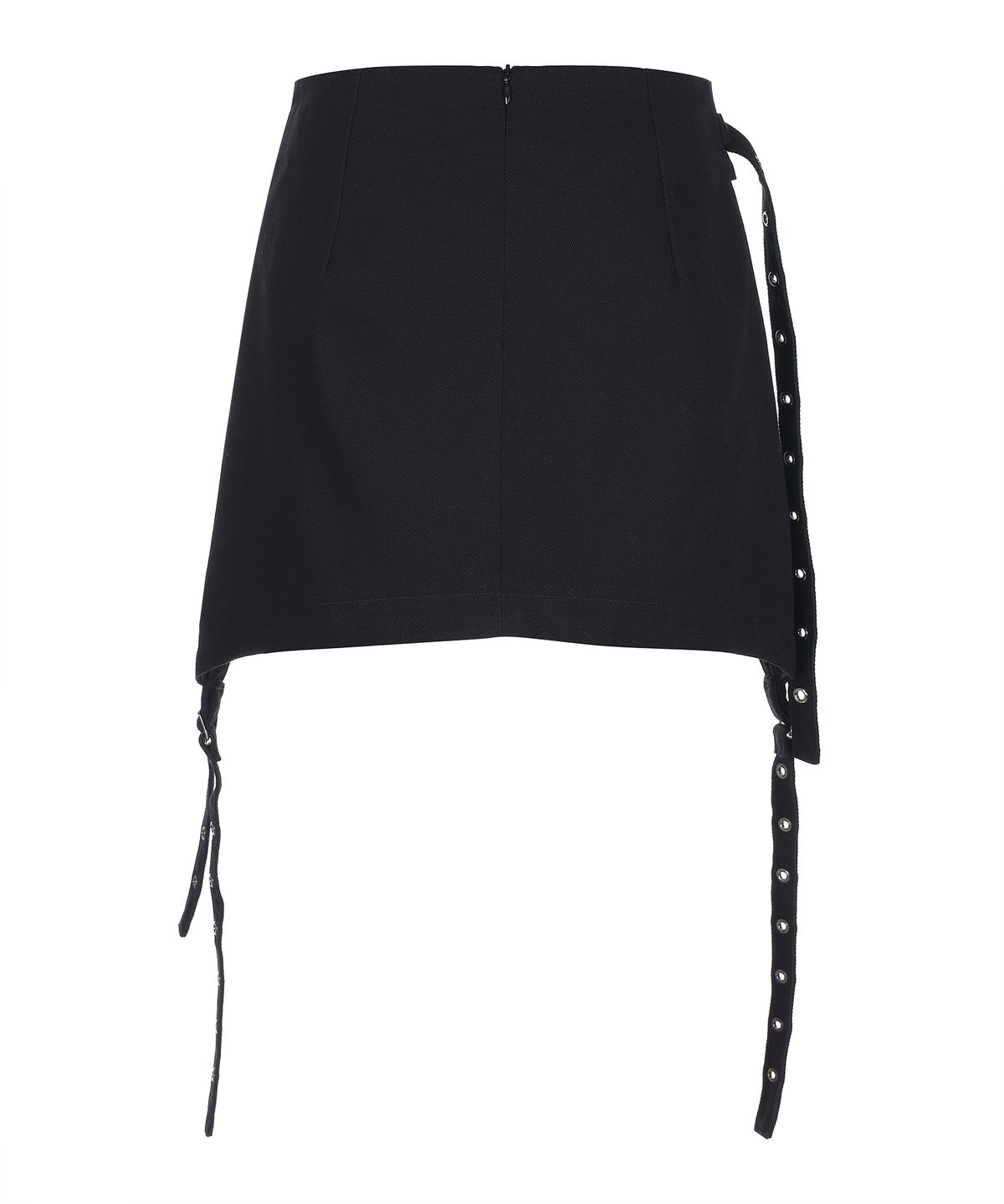 라라폭스(LALAFOX) STRAP POINT MINI SKIRT BLACK BQ4WS003