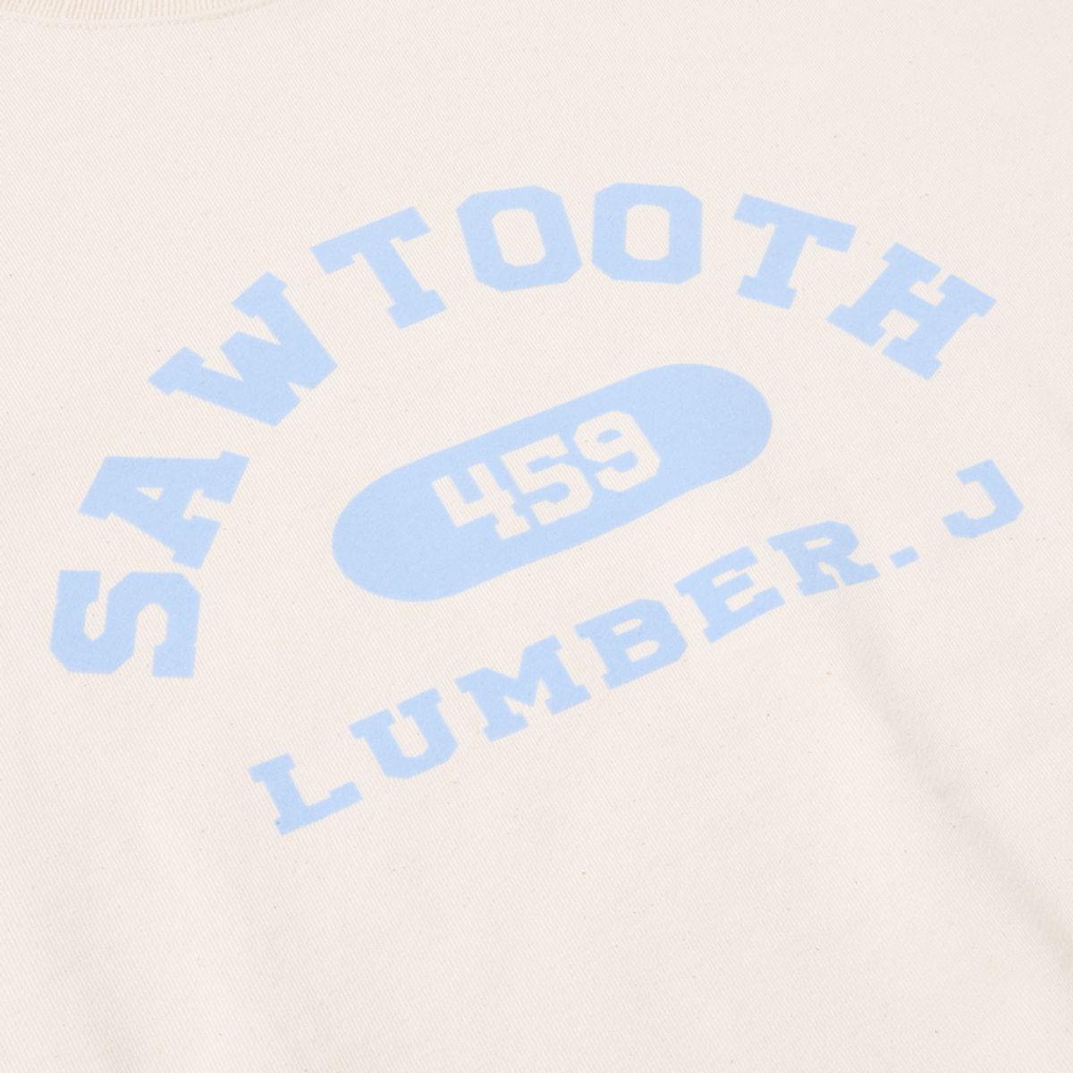 데밀(DEMIL) LOT.056 스웻셔츠 오프화이트 쏘투스 플록프린트