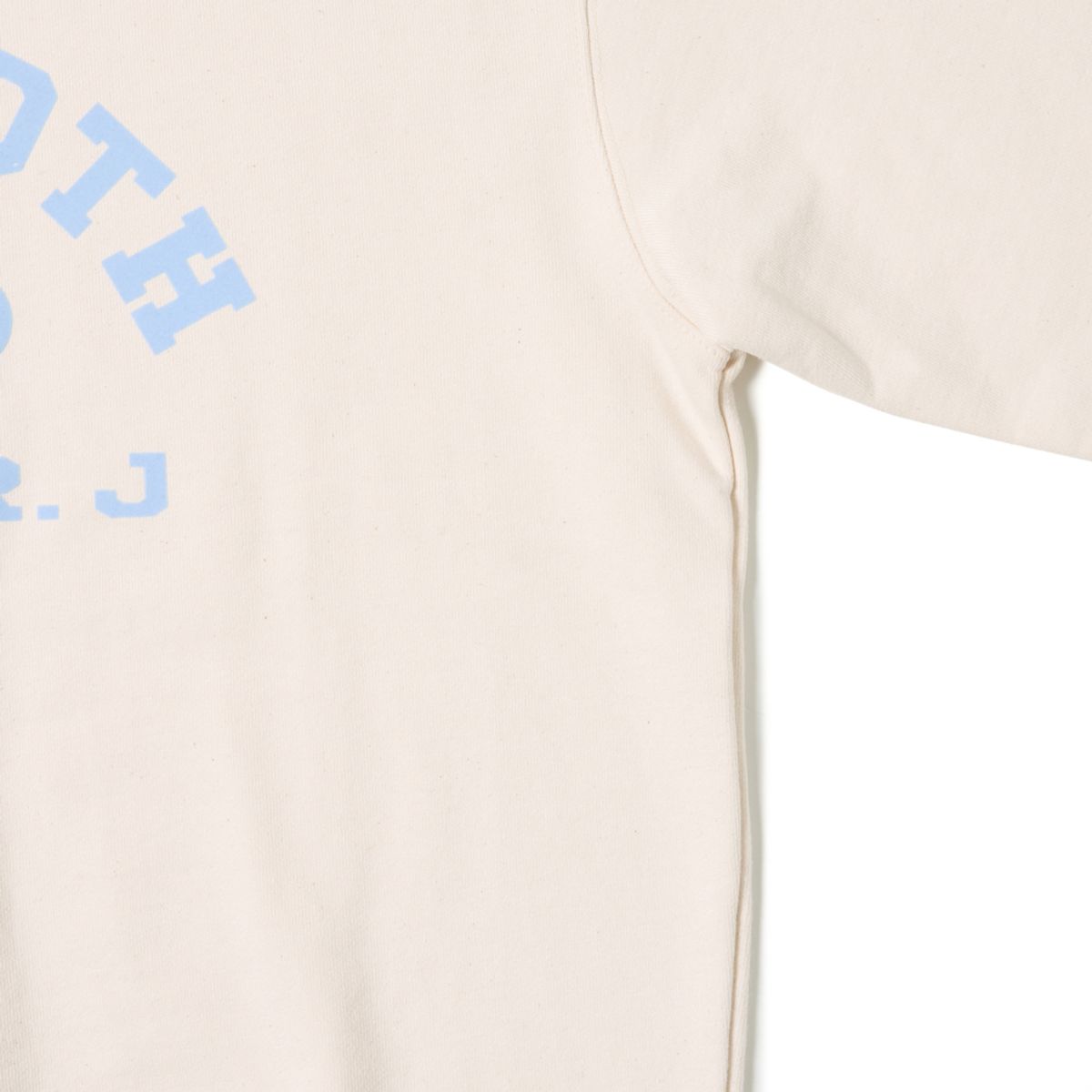 데밀(DEMIL) LOT.056 스웻셔츠 오프화이트 쏘투스 플록프린트