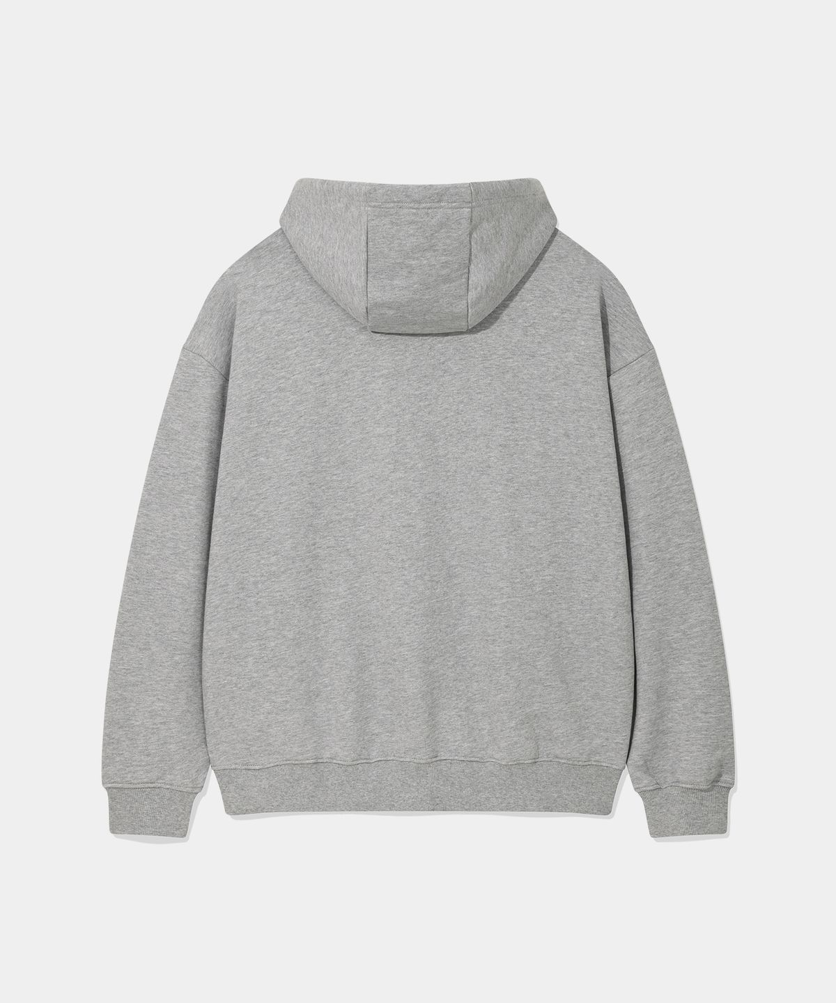 돌핀웨이브어패럴(DOLPHIN WAVE APPAREL) 돌핀 실리콘프린트 후드 멜란지그레이