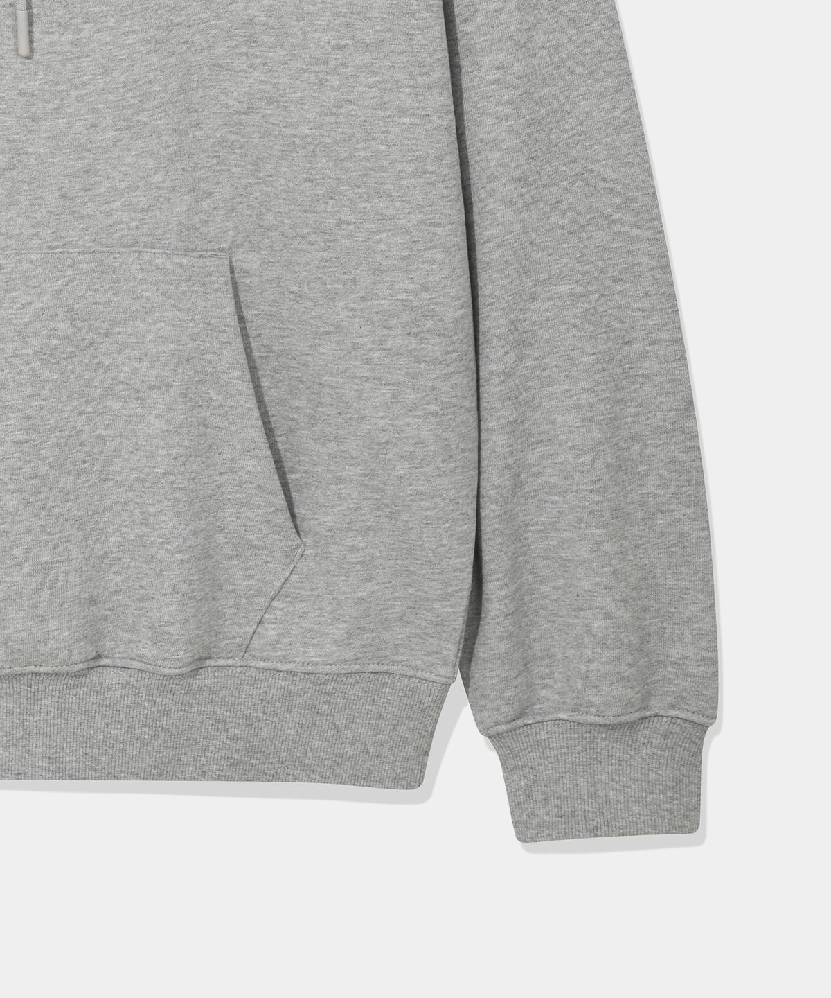 돌핀웨이브어패럴(DOLPHIN WAVE APPAREL) 돌핀 실리콘프린트 후드 멜란지그레이
