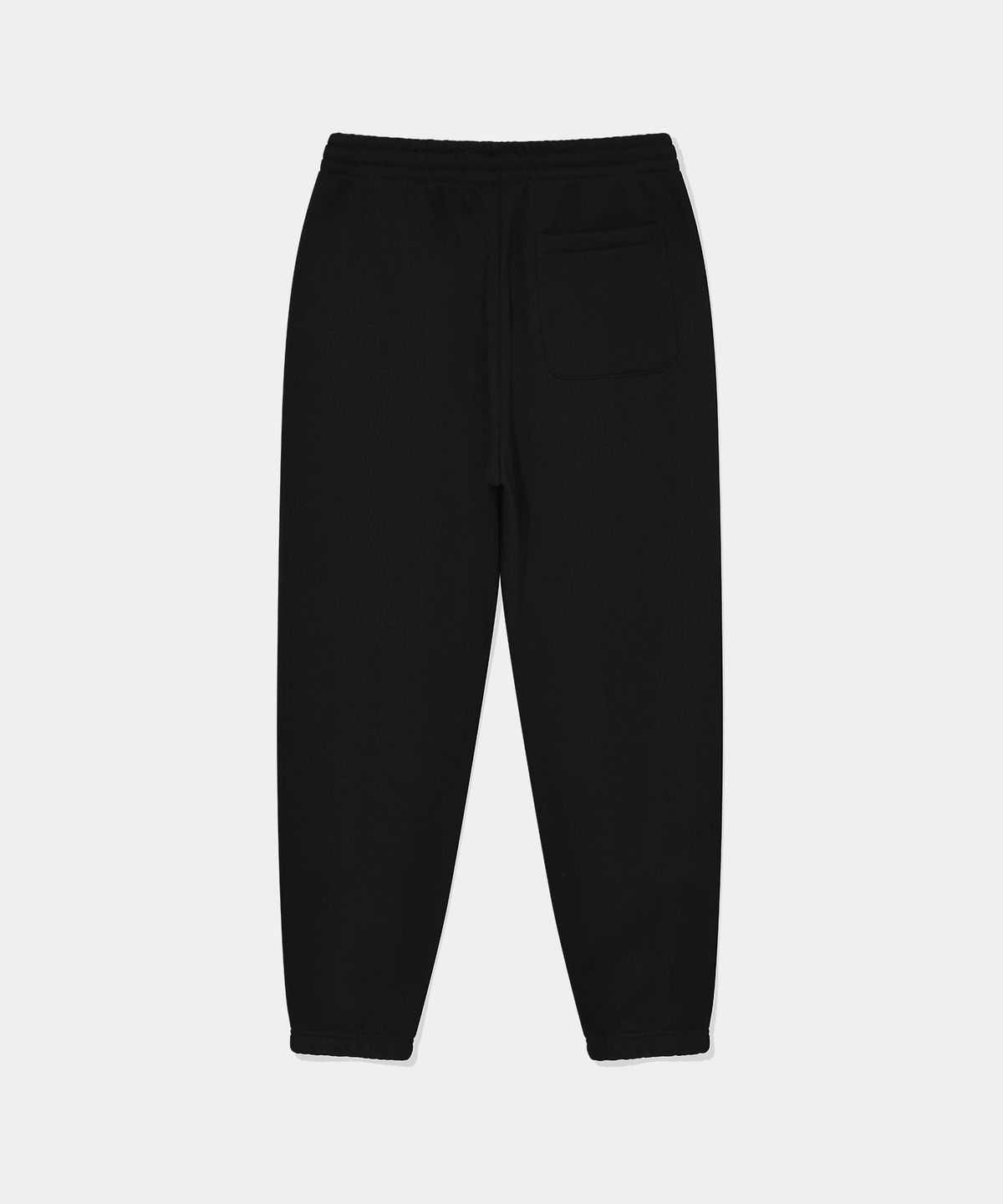돌핀웨이브어패럴(DOLPHIN WAVE APPAREL) 돌핀 체인자수 기모 조거 팬츠 블랙