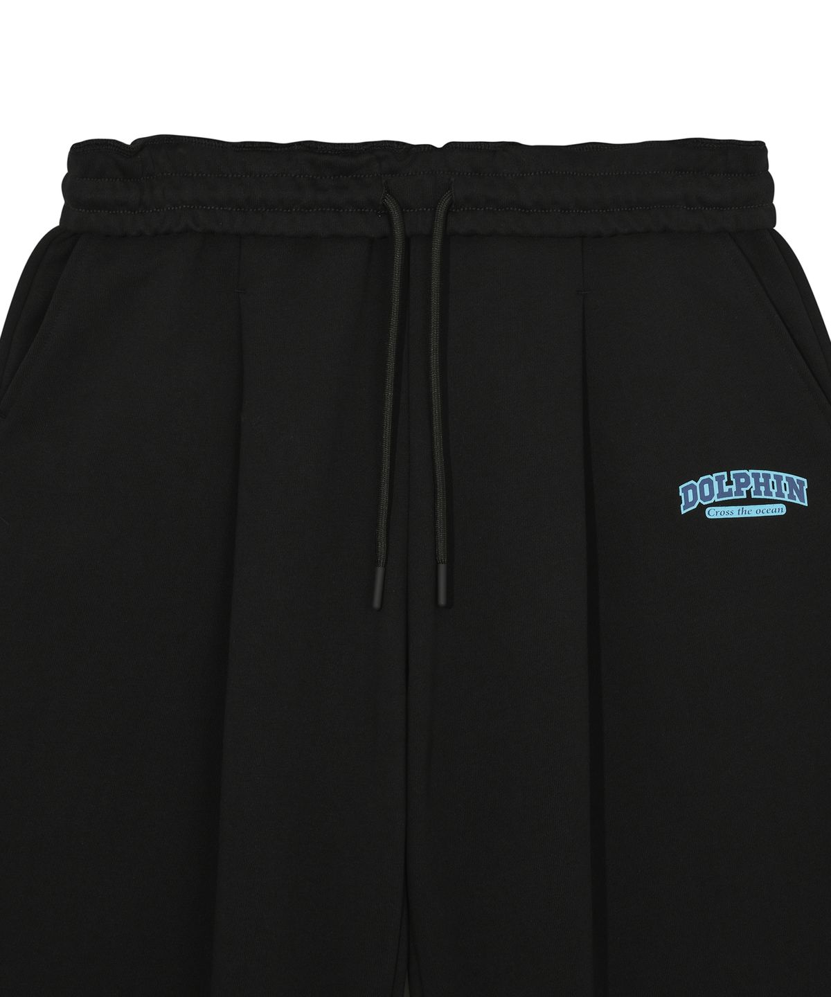 돌핀웨이브어패럴(DOLPHIN WAVE APPAREL) [세트] 돌핀 실리콘프린트 맨투맨 &  원턱 팬츠 멜란지그레이