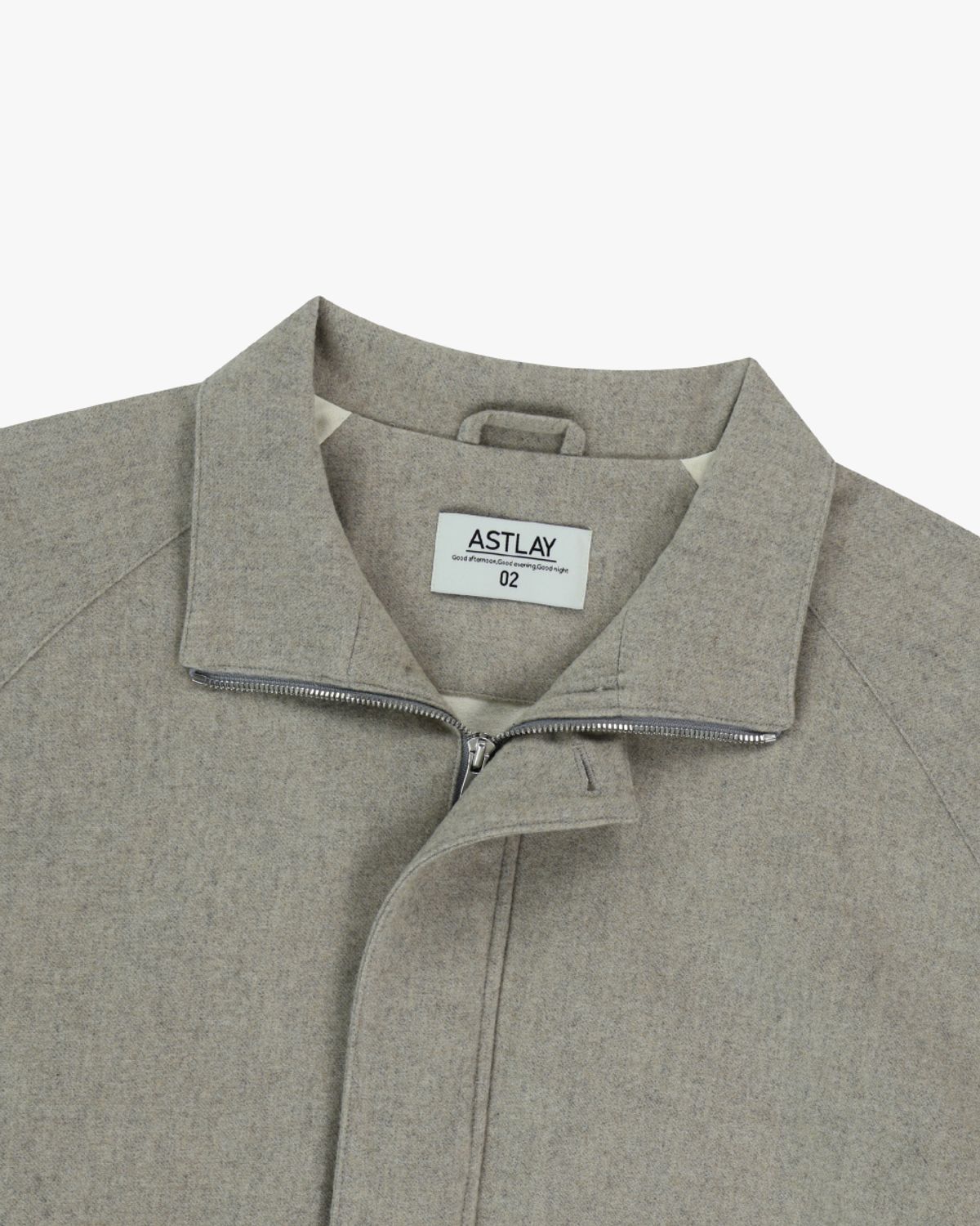 아스트레이(ASTLAY) Stella Cash Blend Harrington Jacket (Mink)