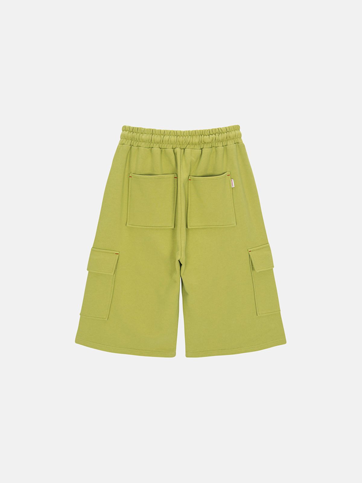 민더리(MEENDERI) [UNISEX] BARTACK STITCH POCKET SHORTS - OLIVE
