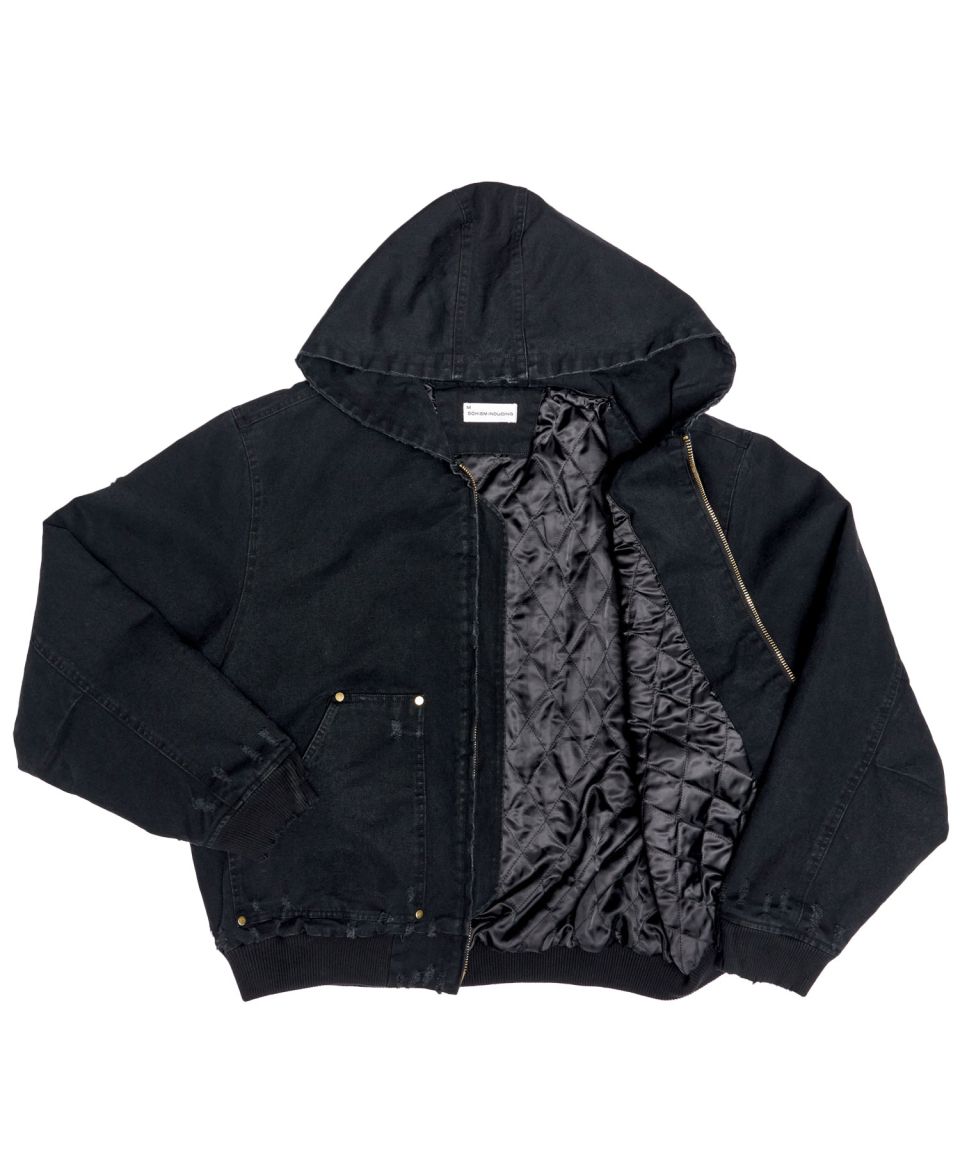 MUSINSA公式 | SCHISM INDUCING AGING WORK JACKET BLACK