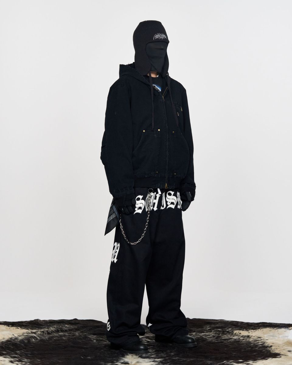 MUSINSA公式 | SCHISM INDUCING AGING WORK JACKET BLACK