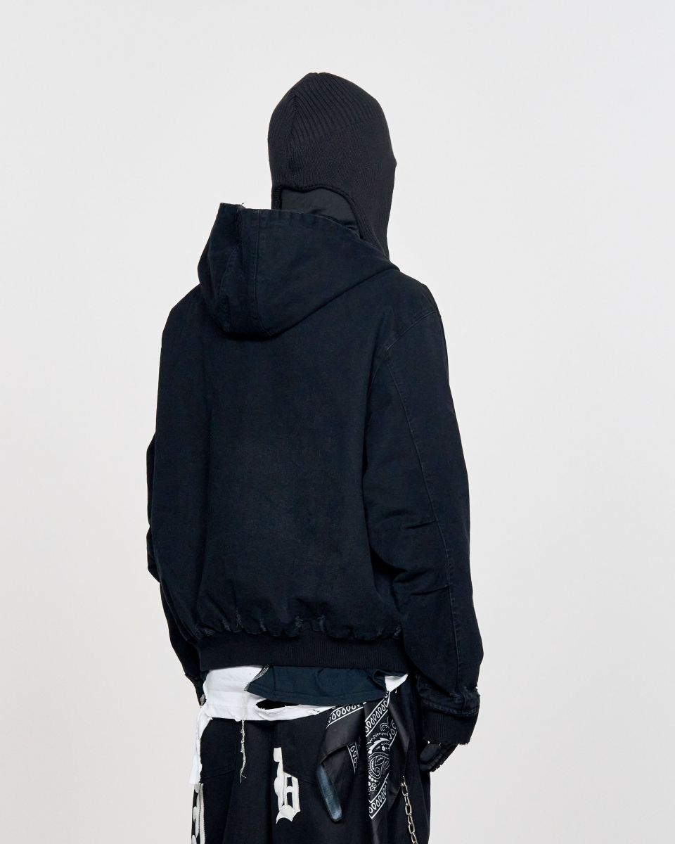 MUSINSA公式 | SCHISM INDUCING AGING WORK JACKET BLACK