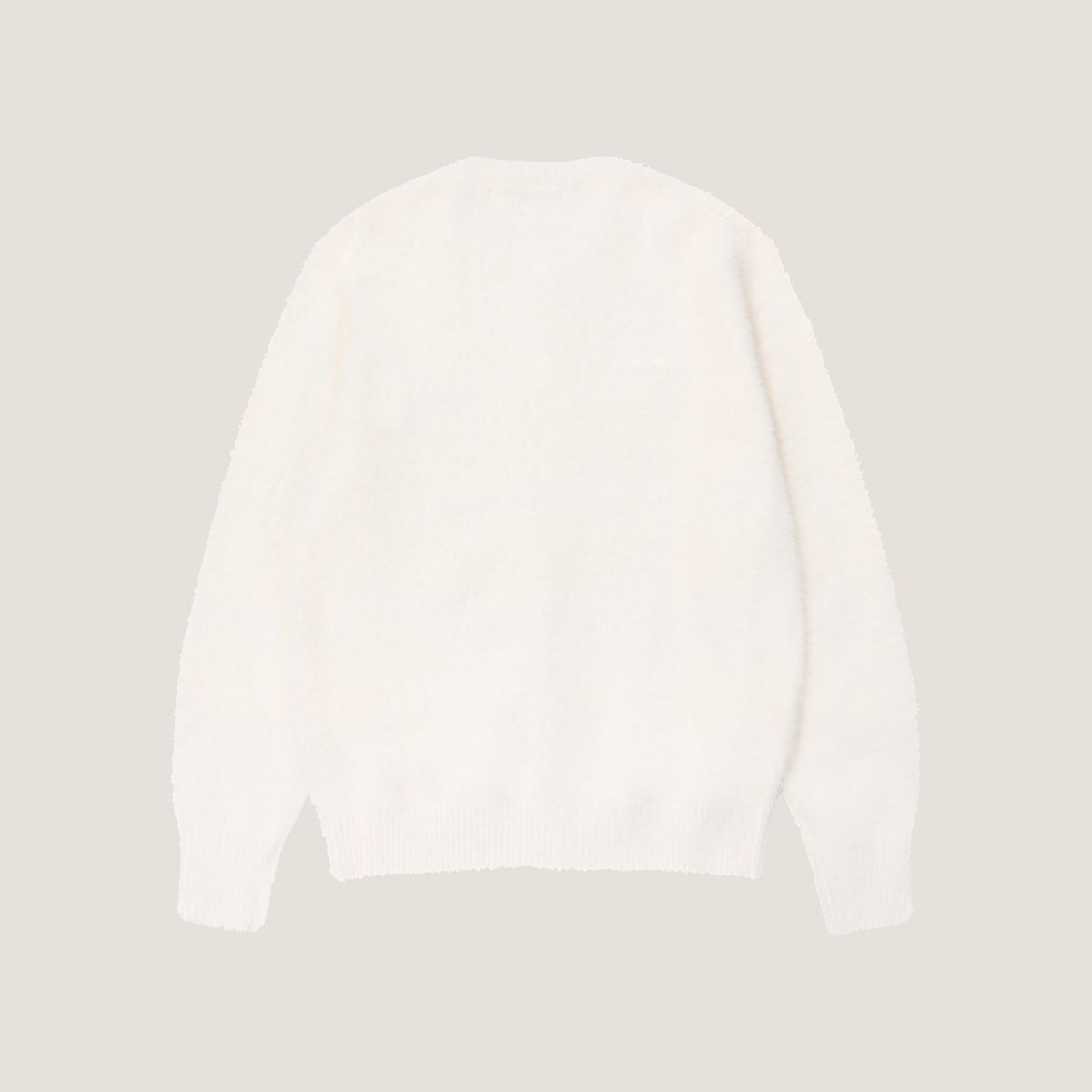 어굿데이(AGOODDAY) [UNISEX]  BISCOUS ROUND CARDIGUN (white)
