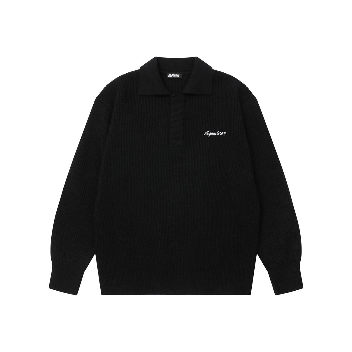 어굿데이(AGOODDAY) [UNISEX]  BISCOUS HAZZI KNIT (black)