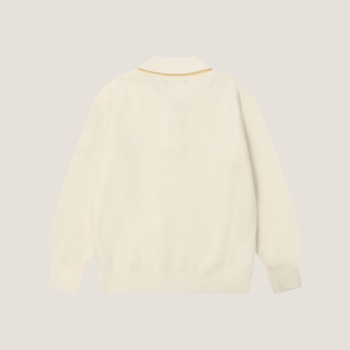 어굿데이(AGOODDAY) [UNISEX]  BISCOUS HAZZI KNIT (ivory)