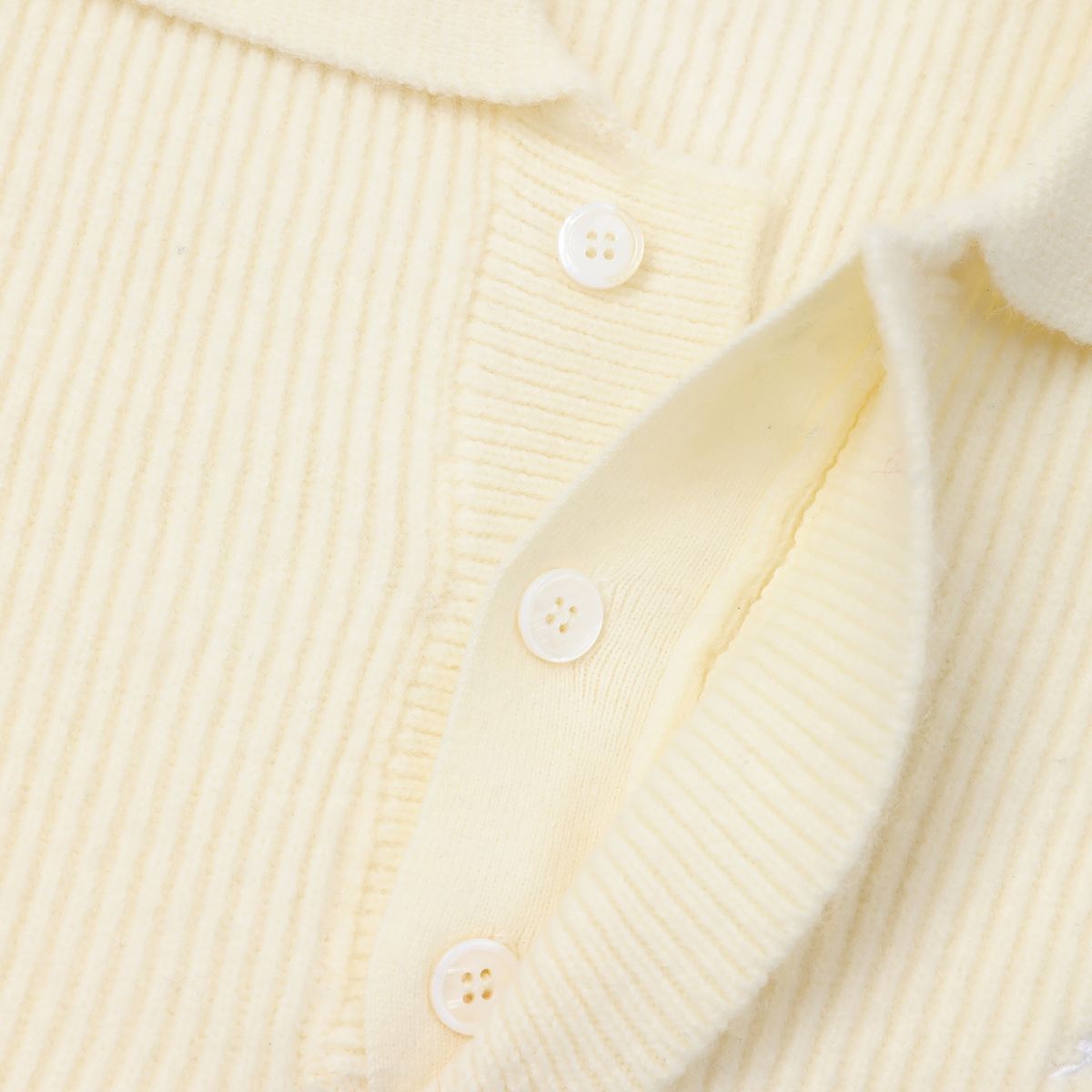 어굿데이(AGOODDAY) [UNISEX]  BISCOUS HAZZI KNIT (ivory)