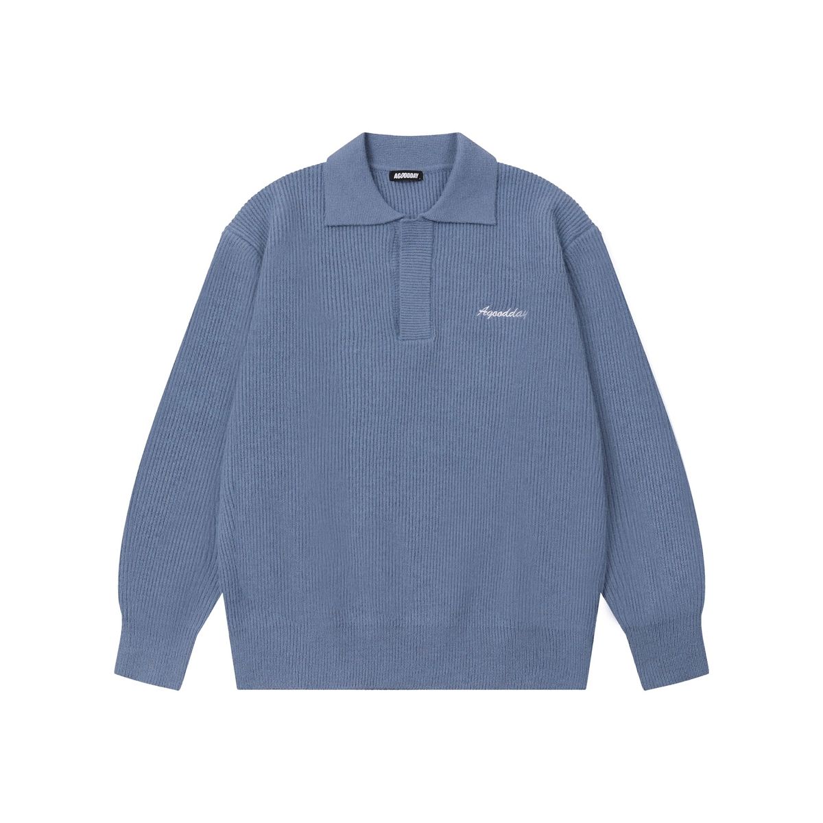 어굿데이(AGOODDAY) [UNISEX]  BISCOUS HAZZI KNIT (sky blue)