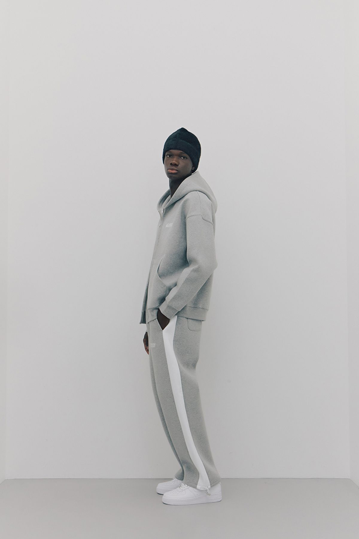 어굿데이(AGOODDAY) [UNISEX]  BELLUNA LINE PANTS (gray)