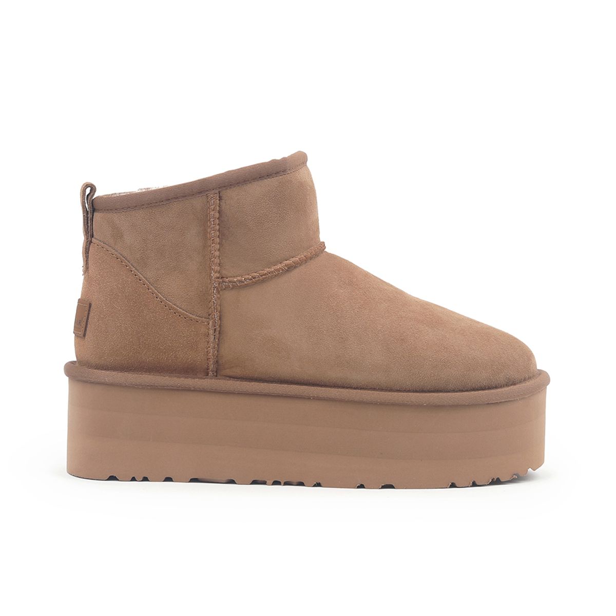 오즈어그웨어(OZ UGG WEAR) 어덜트 클래식 플랫폼 울트라 미니부츠 5CM 브라운