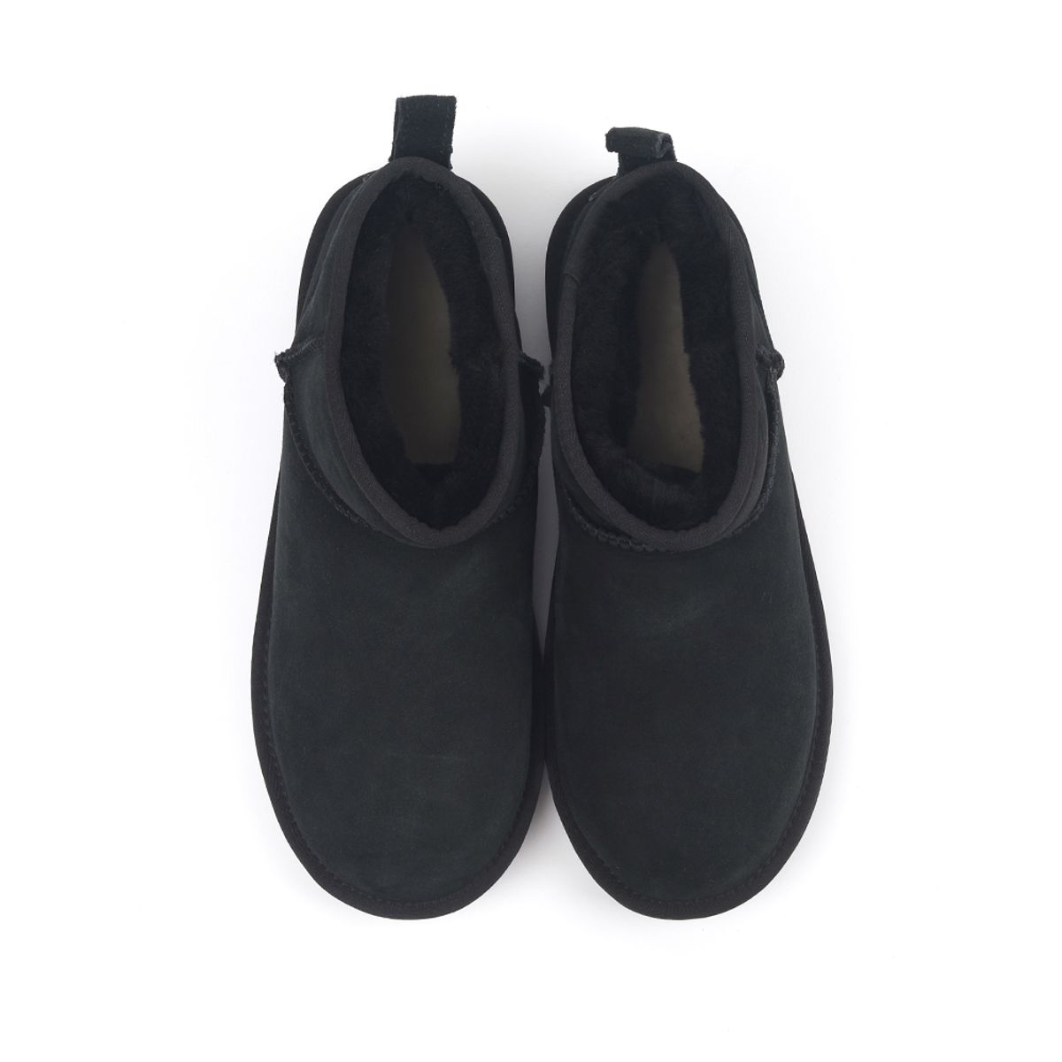 오즈어그웨어(OZ UGG WEAR) 어덜트 클래식 플랫폼 울트라 미니부츠 블랙