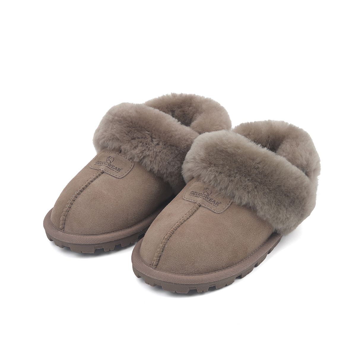 오즈어그웨어(OZ UGG WEAR) 어덜트 코게트 슬리퍼 울스트랩 블랙브라운