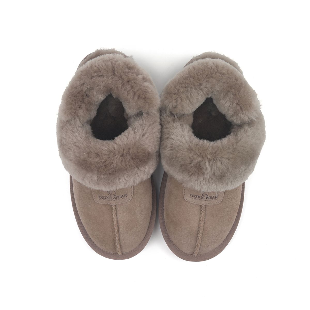 오즈어그웨어(OZ UGG WEAR) 어덜트 코게트 슬리퍼 울스트랩 블랙브라운