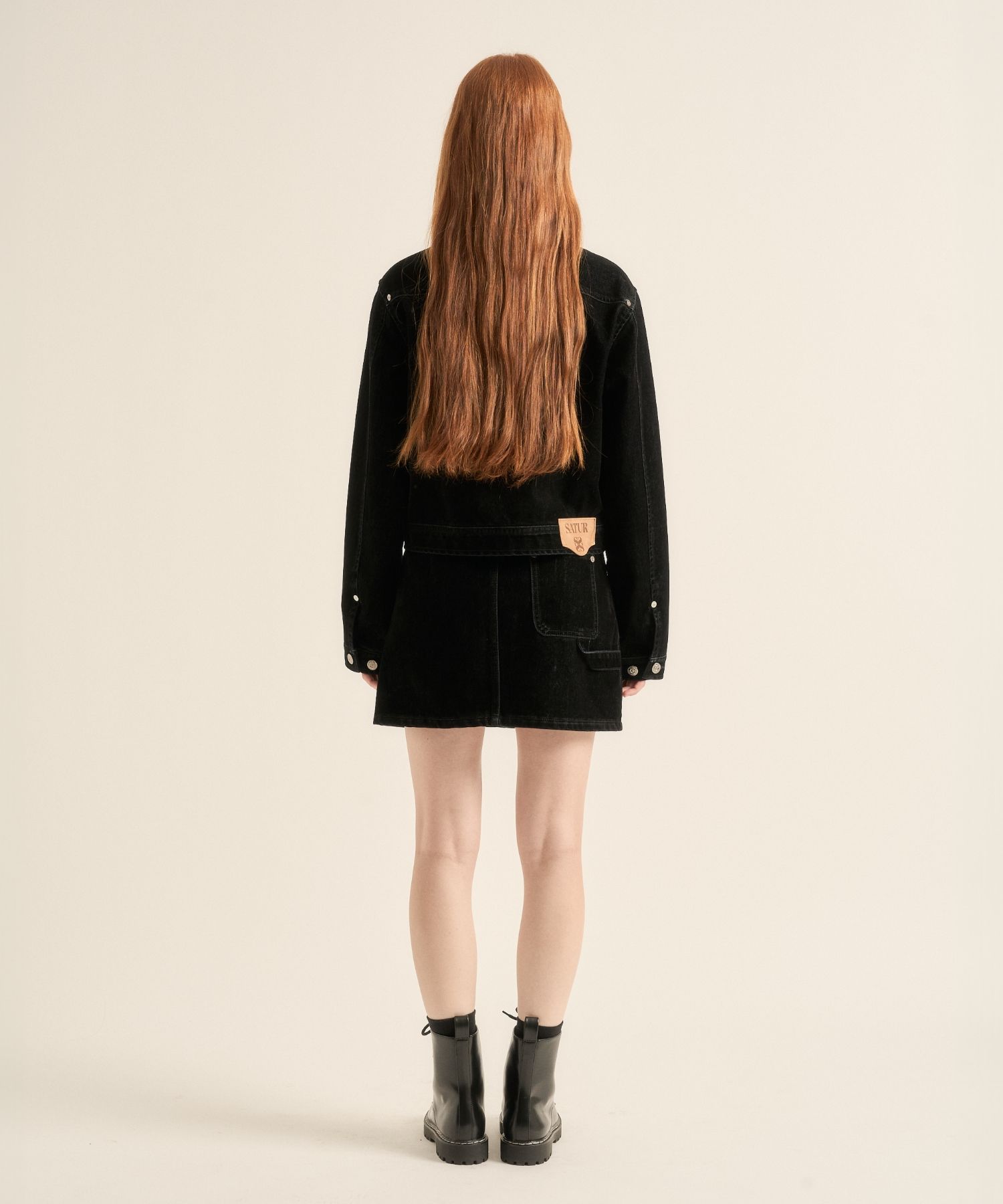 ☆送料・関税込☆SATUR★(W) Velvet Denim Mini Skirt★ ☆送料・関税込☆SATUR☆(W) Velvet Denim Mini Skirt☆