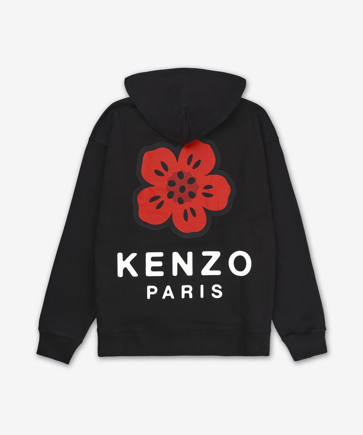 ★KENZO★ Gats Bokeh 20 Classic Sweatshirt Black FE65SW2204M Boke Flower 2.0' embroidered sweatshirt in cotton | Men's