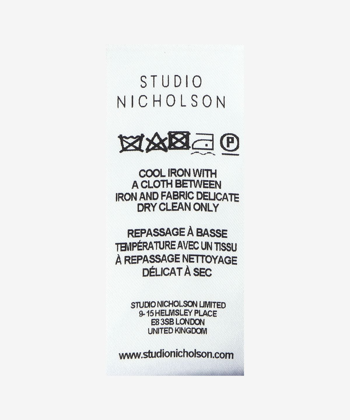 스튜디오니콜슨(STUDIO NICHOLSON) 드라이브 모던 카 코트 - 블랙그레이프 / DRIVESNM1034BLACKGRAPE