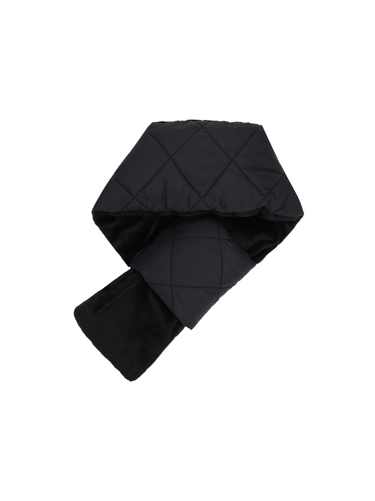 디스커버리 익스페디션(DISCOVERY EXPEDITION) 멜로즈 퀼팅 머플러 (BLACK)