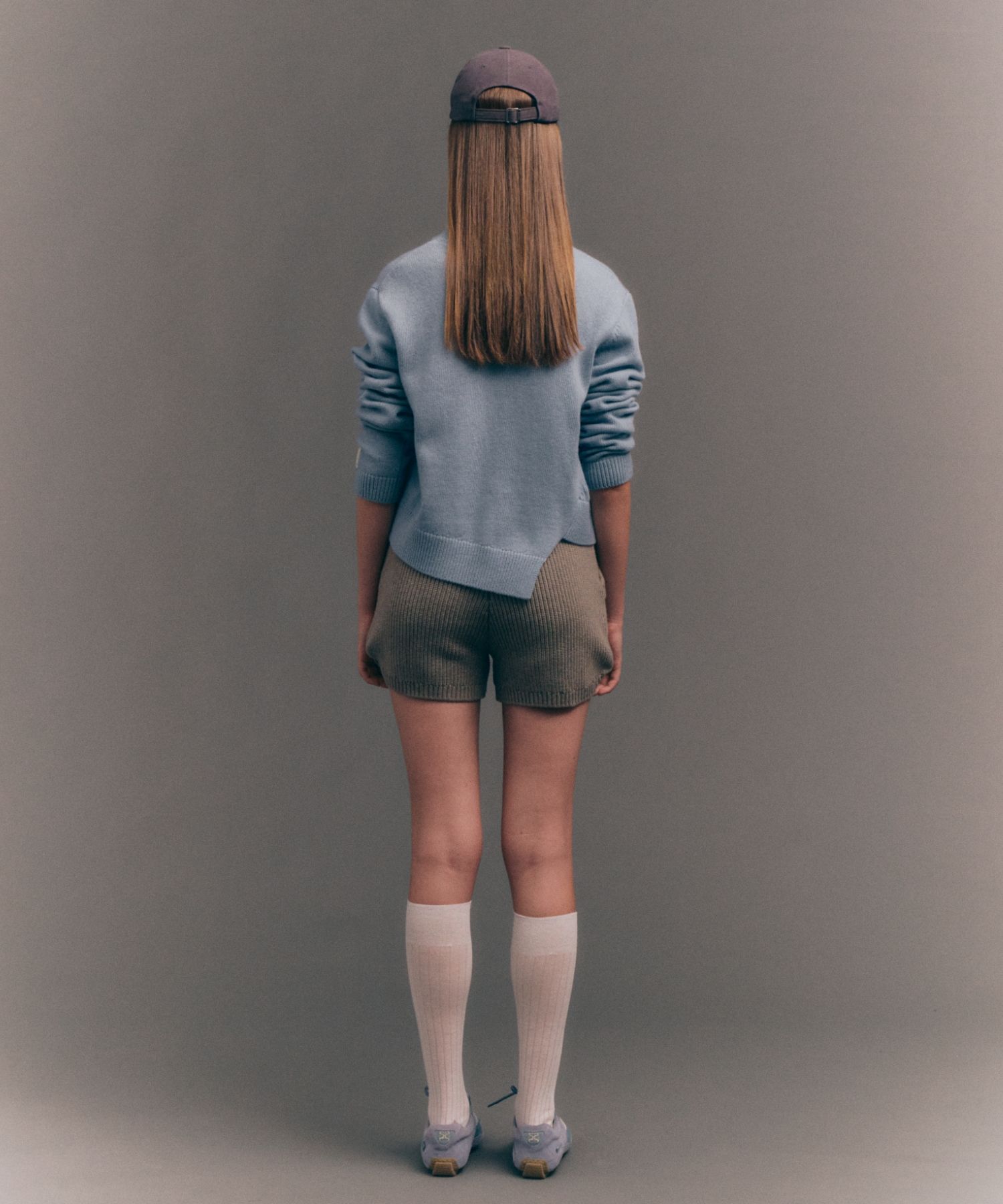 MUSINSA | SATUR Dublin Unbalanced Cashmere Blend Knit Ice Blue
