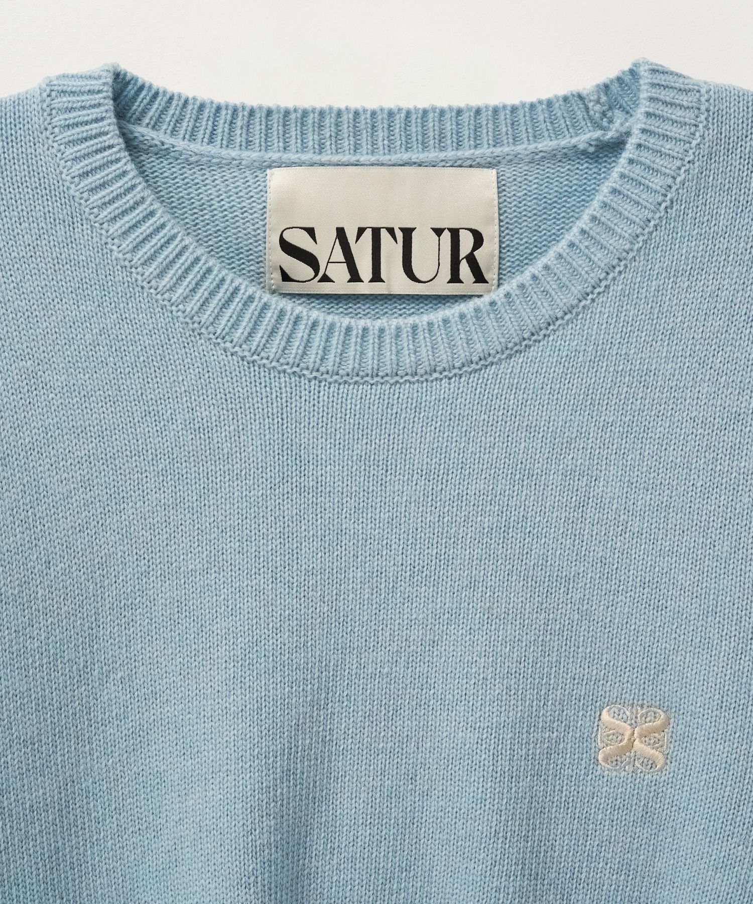 [NEW] SATUR★Dublin Unbalanced Cashmere Blend ニット (MAN)★ MUSINSA | SATUR Dublin Unbalanced Cashmere Blend Knit Ice Blue