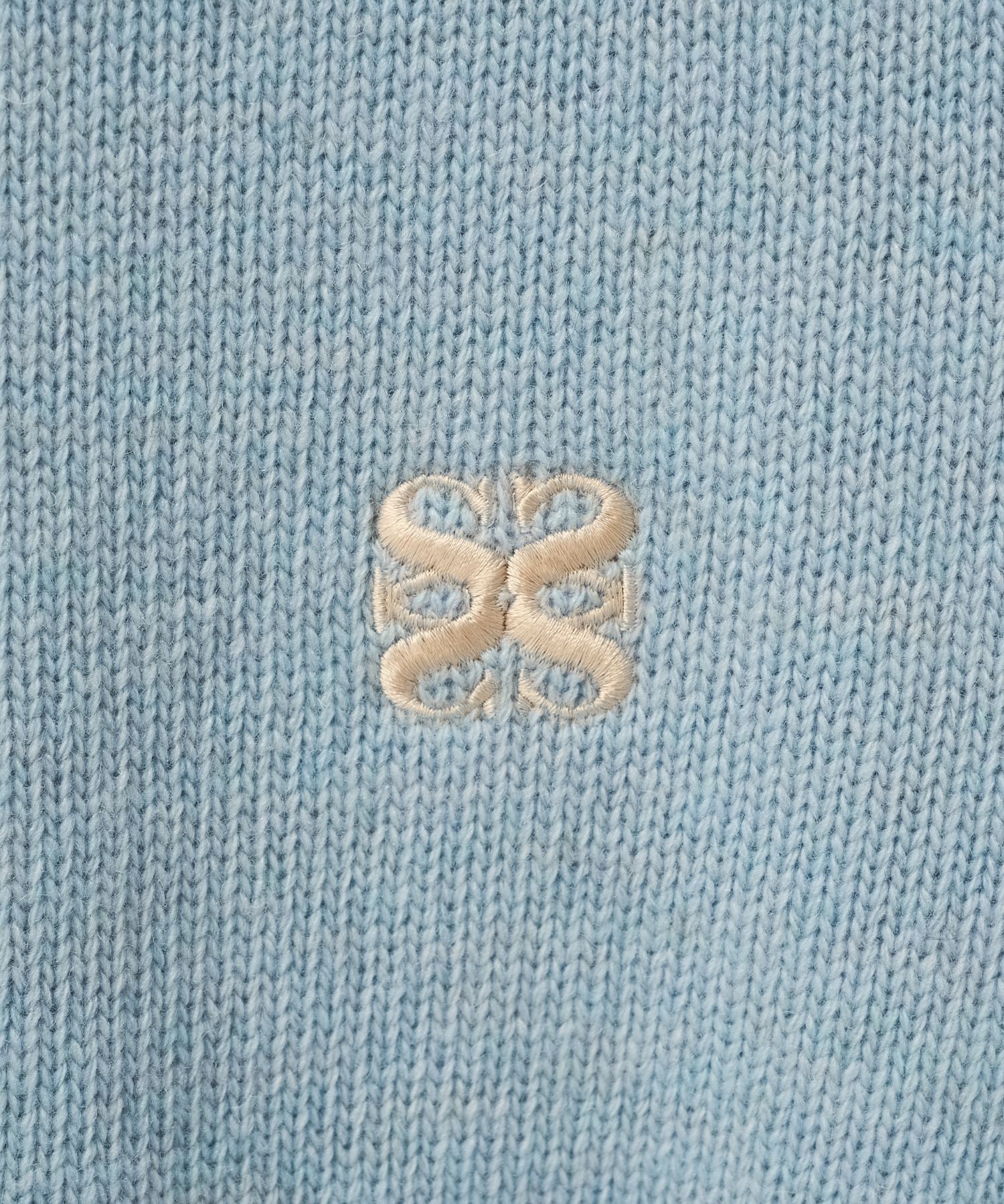 MUSINSA | SATUR Dublin Unbalanced Cashmere Blend Knit Ice Blue