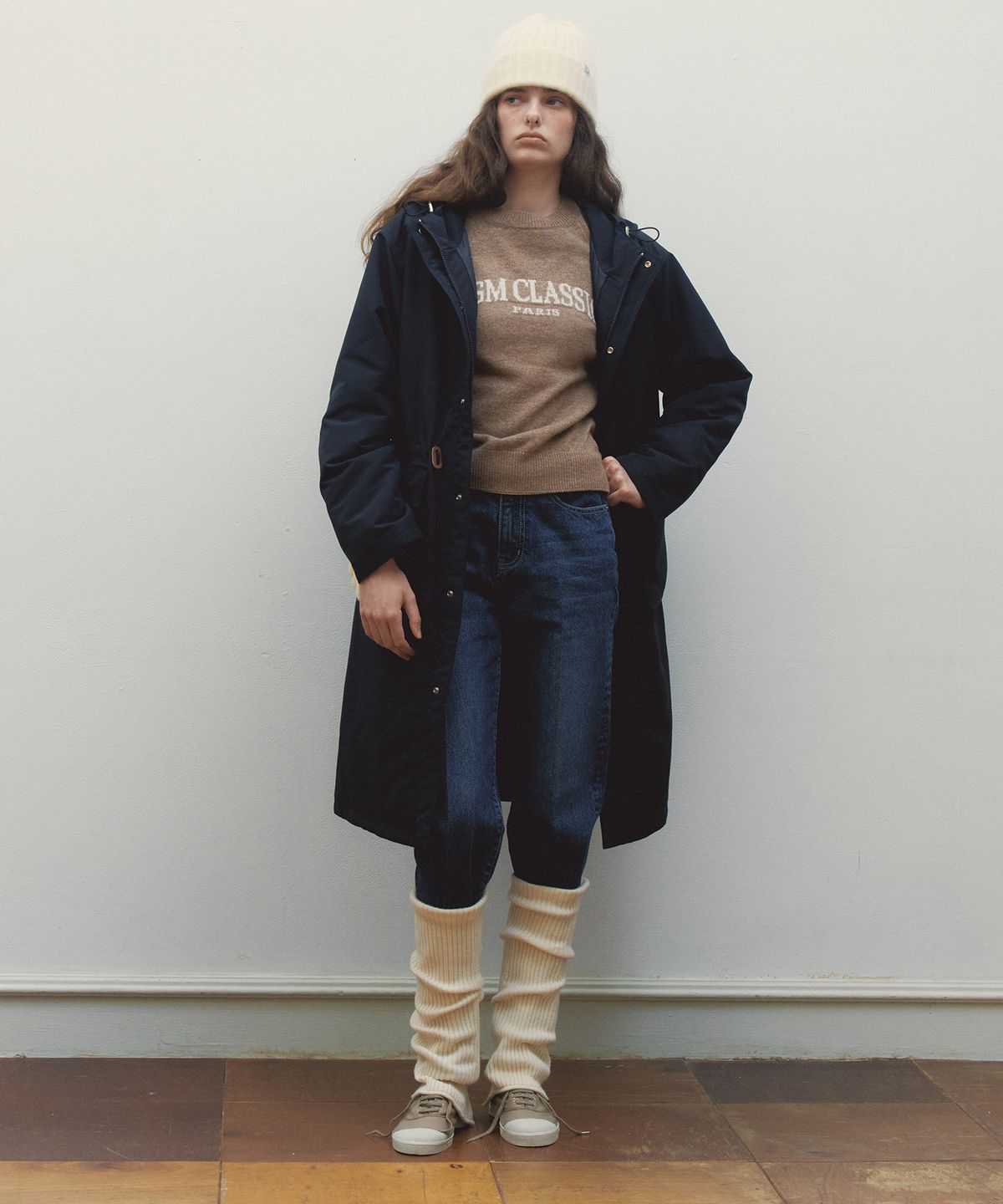 벤시몽(BENSIMON) LONG THINSULATE FIELD JUMPER - NAVY