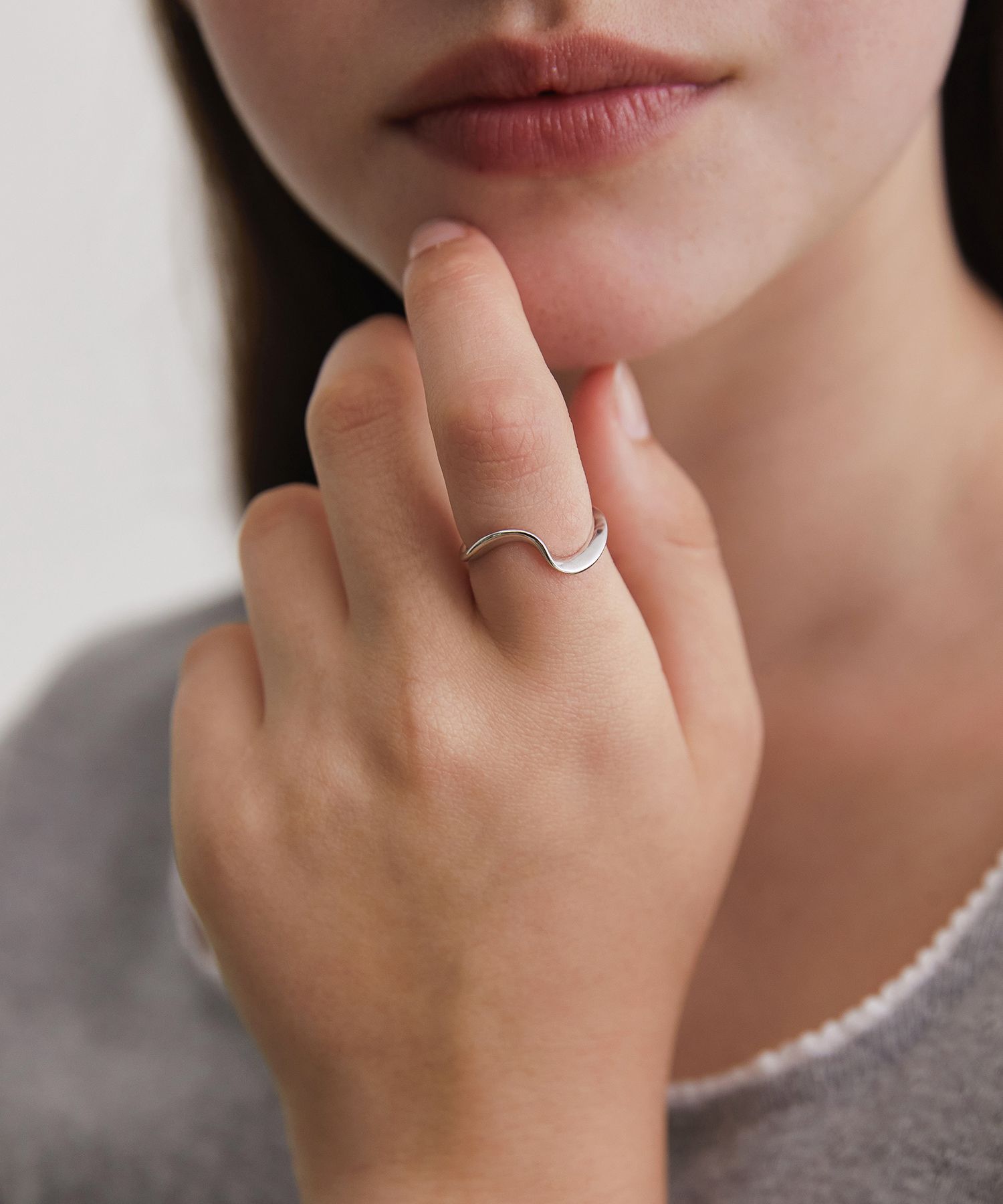 ★TATIANA★ (Silver 925) Wavelet Ring CR1842 MUSINSA | TATIANA (Silver 925) Big Wave Ring CR1848