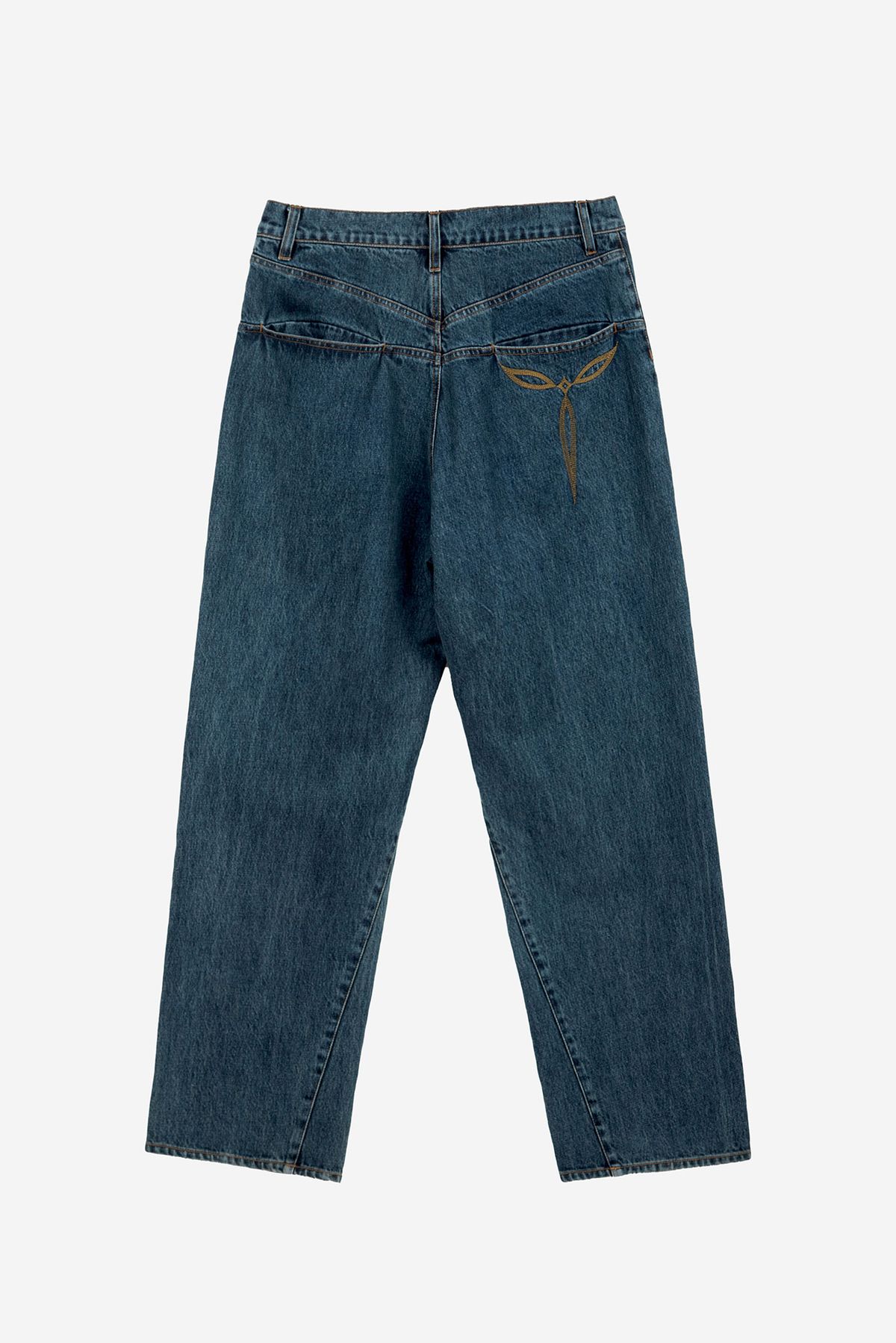 서피스에디션(SURFACE EDITION) TWISTED SLASH DENIM_BLUE